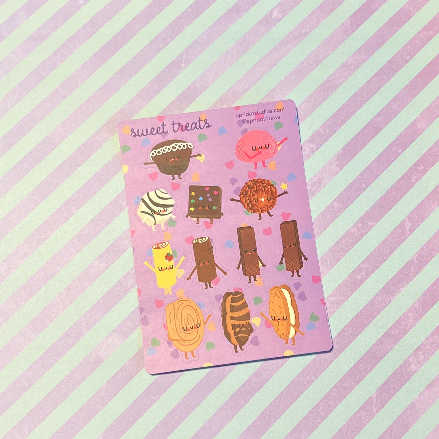 Sweet Treats Sticker Sheet - Apridot Studios