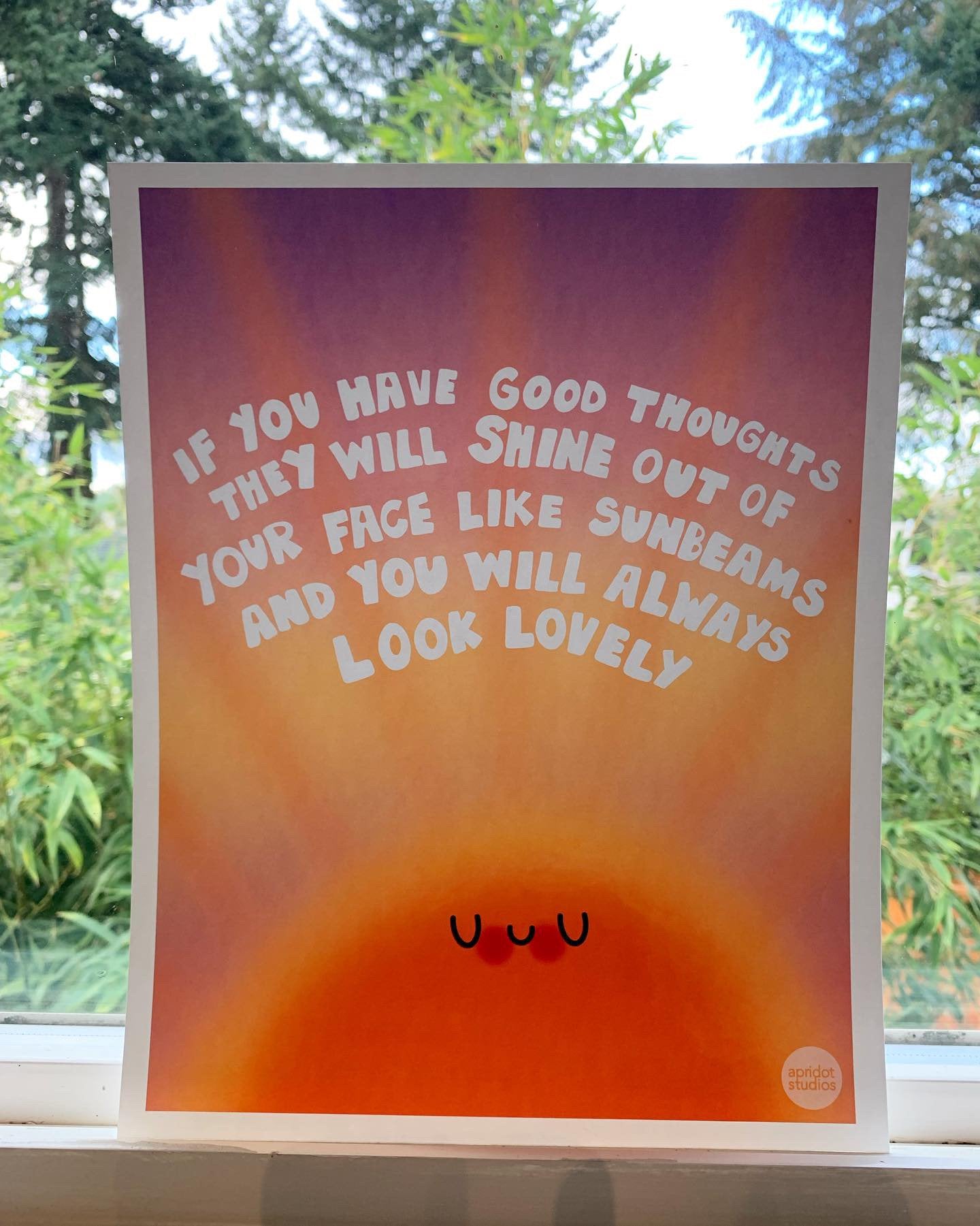 Sunbeams Print - Apridot Studios