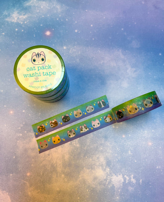 Cat Pack Washi Tape - Apridot Studios