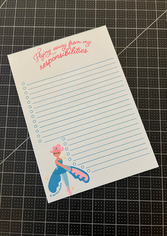 Flying Away Notepad