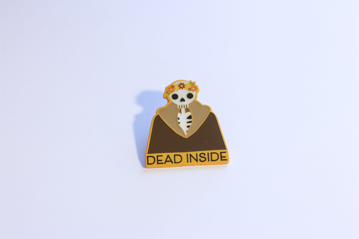 Dead Inside Enamel Pin - Apridot Studios
