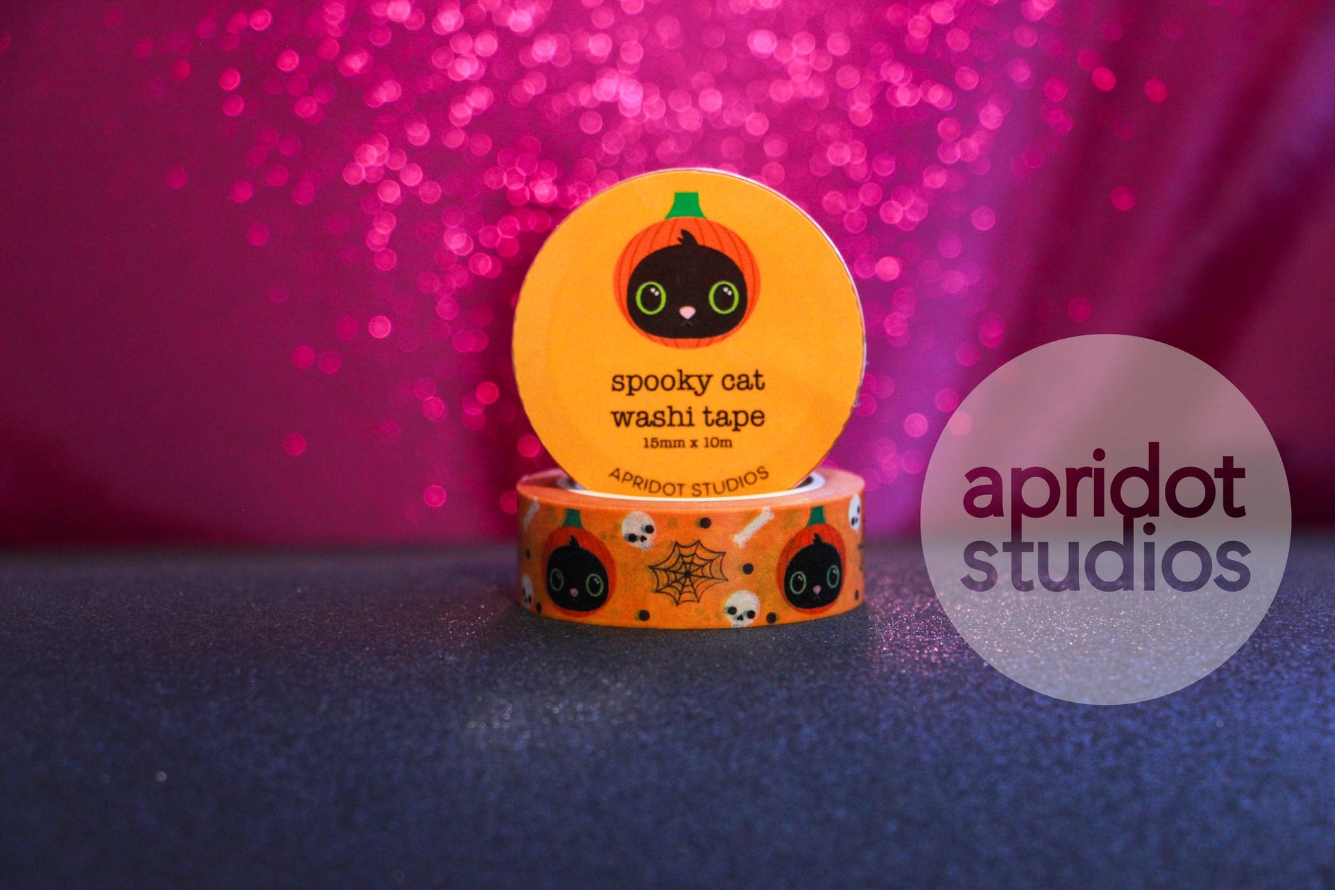 Spooky Cat Washi Tape - Apridot Studios