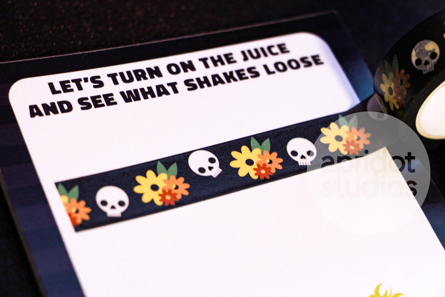 Autumn Skelly Washi Tape - Apridot Studios