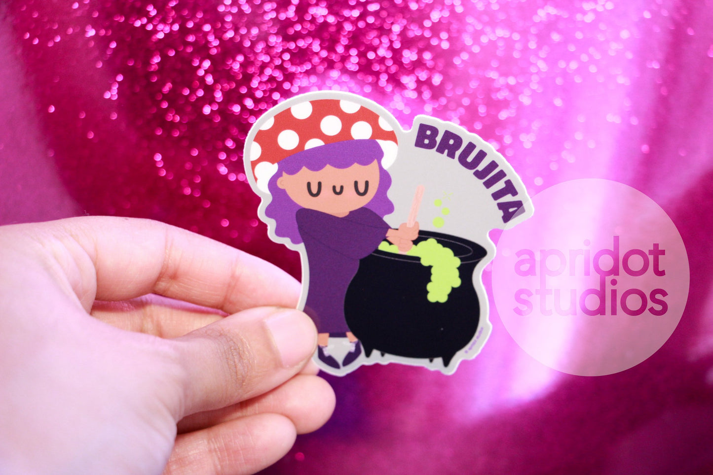 Brujita Sticker - Apridot Studios