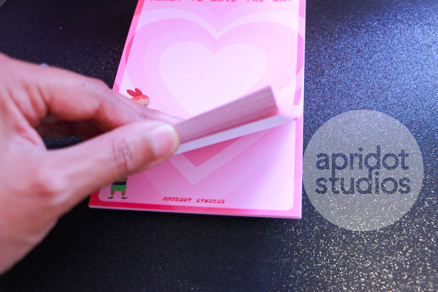 Ready to Save the Day Notepad - Apridot Studios