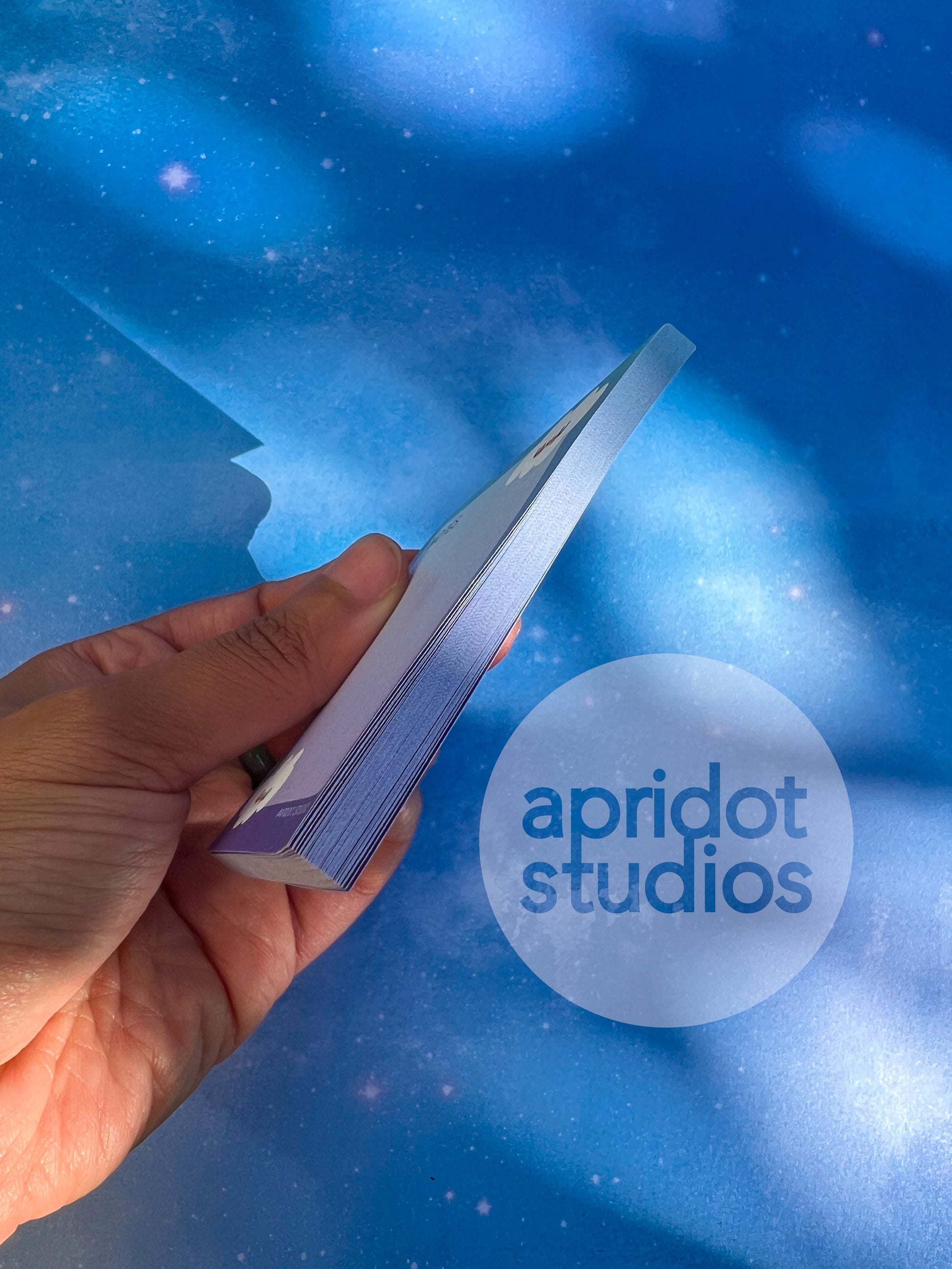 Happy Little Cloud Blue Sticky Notes - Apridot Studios