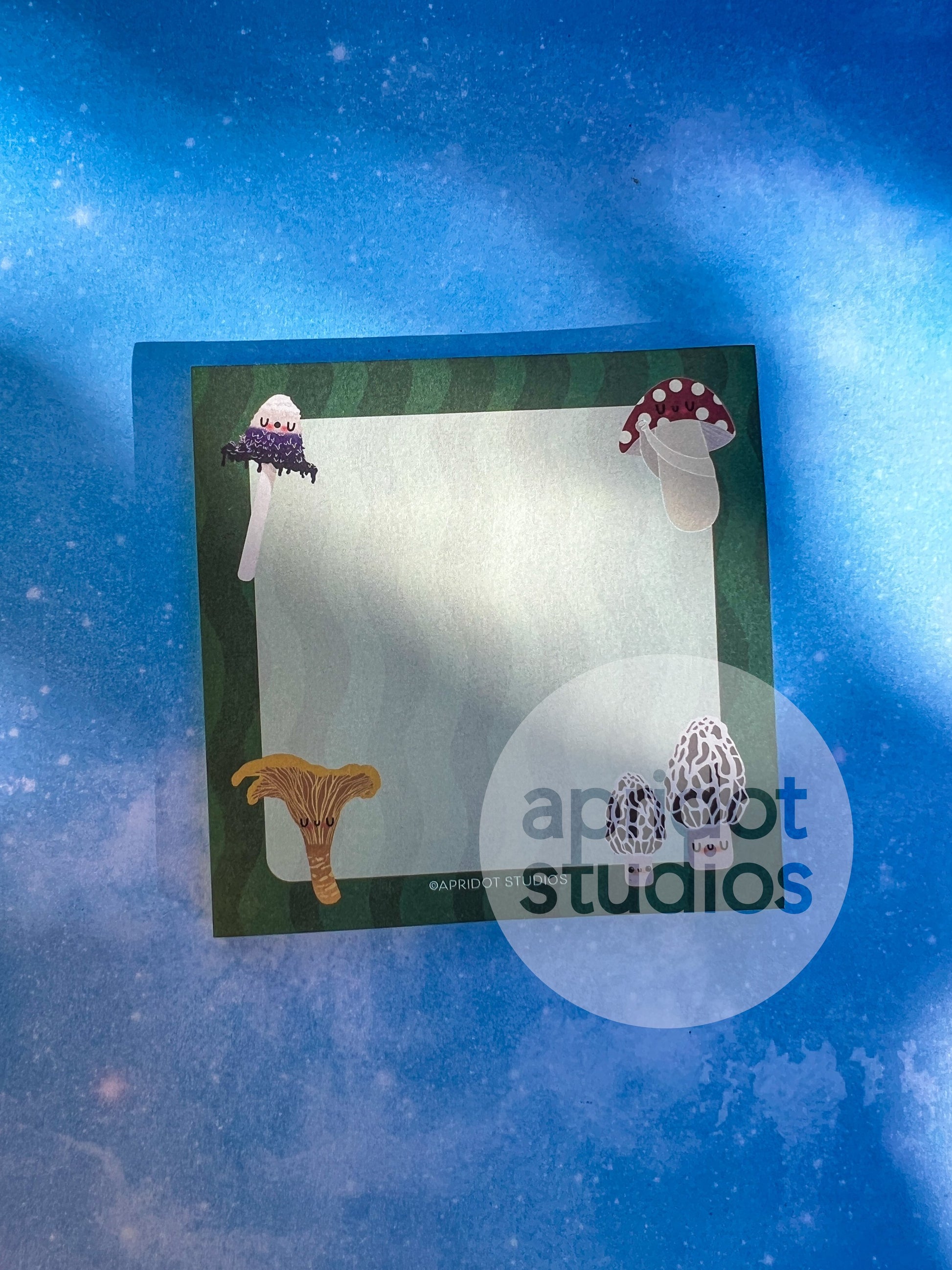 Happy Mushies Sticky Notes - Apridot Studios
