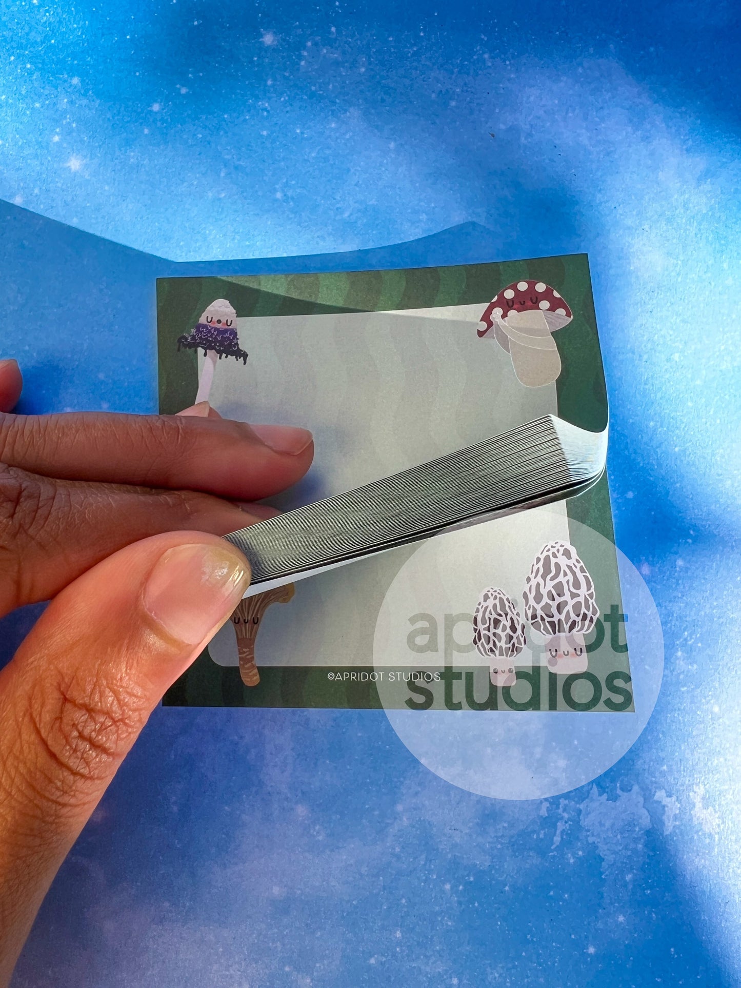 Happy Mushies Sticky Notes - Apridot Studios