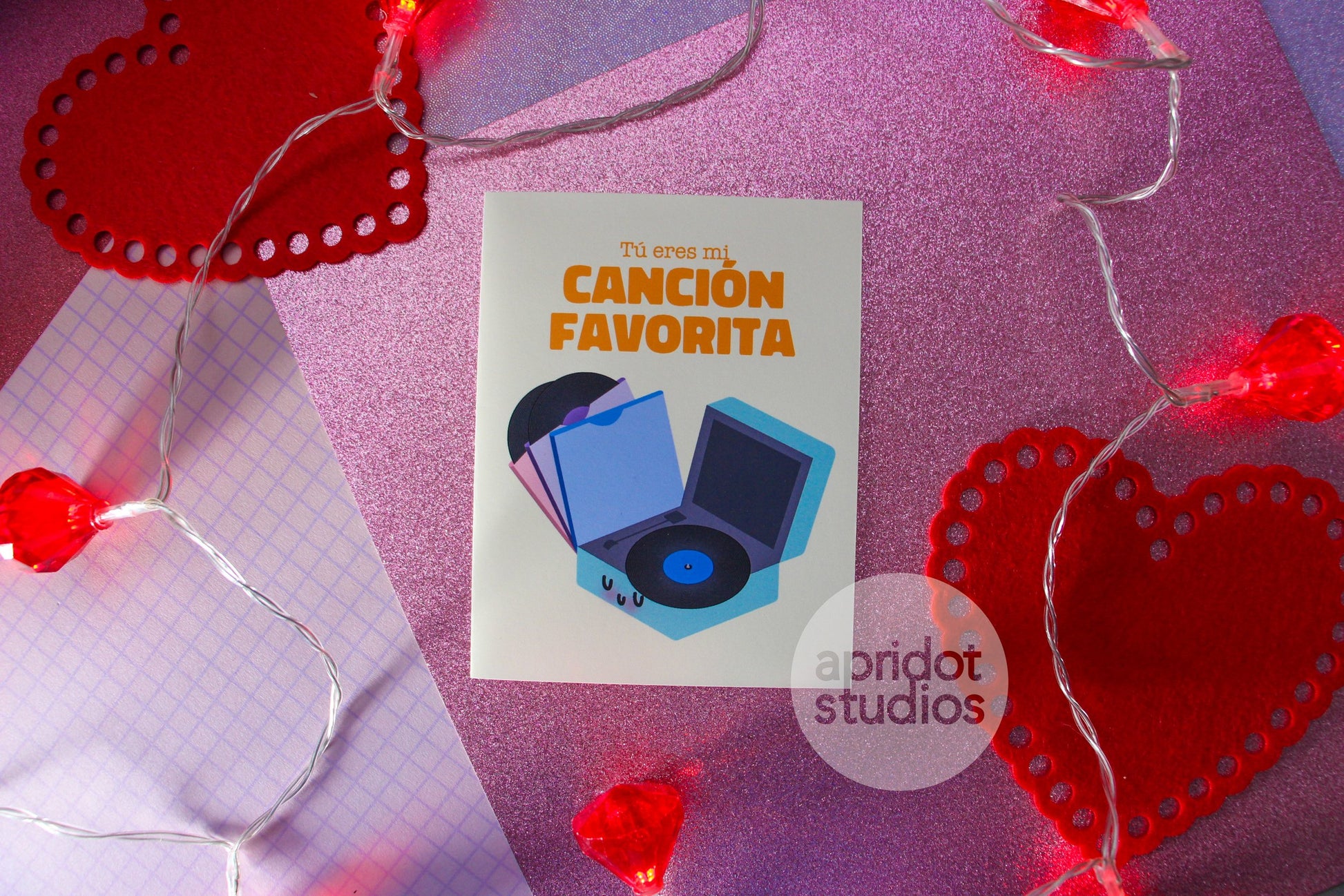 Canción Favorita Card - Apridot Studios