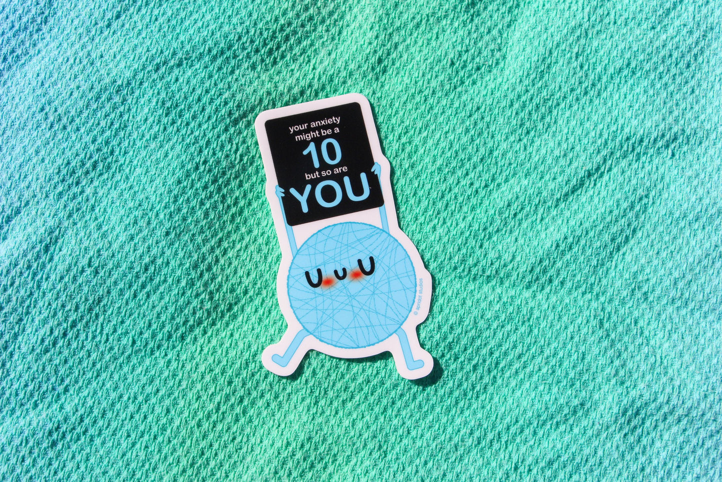 Anxiety Sticker - Apridot Studios