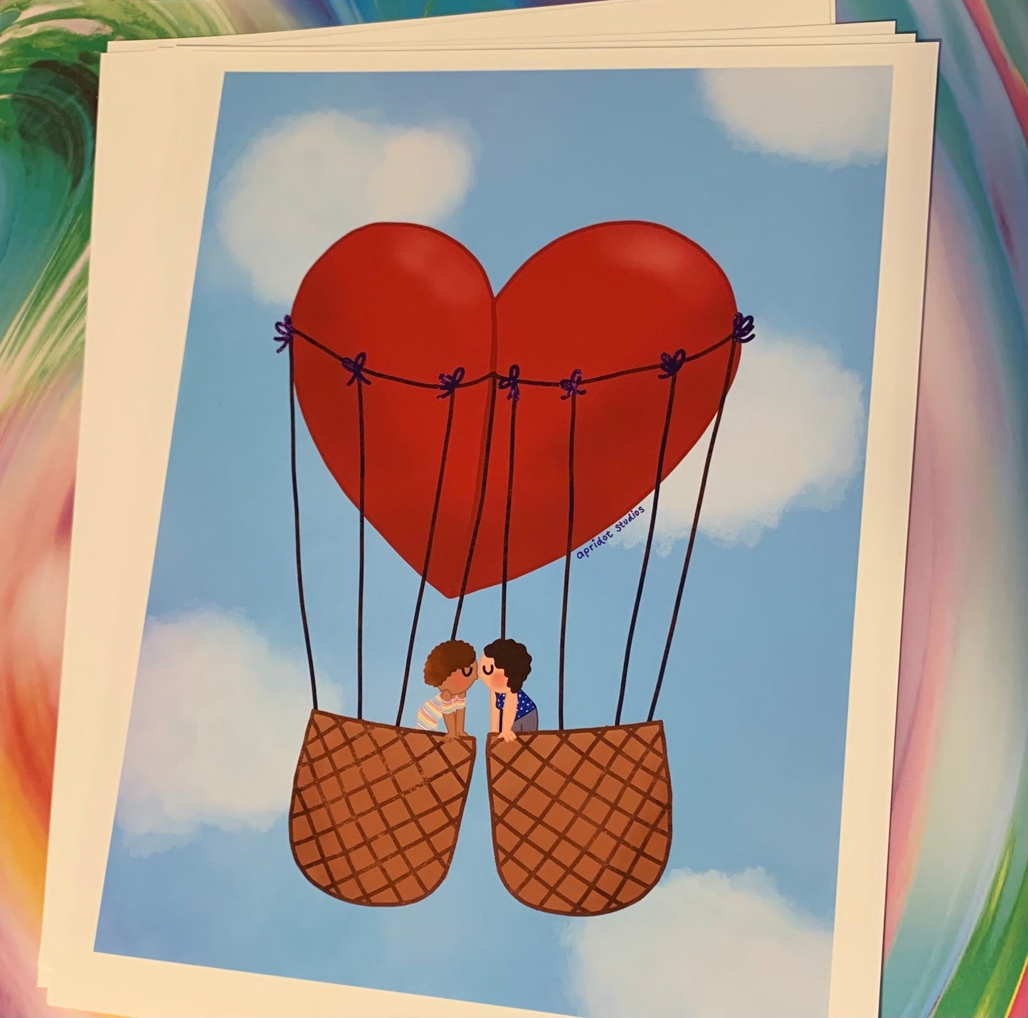 In the Clouds Print - Apridot Studios