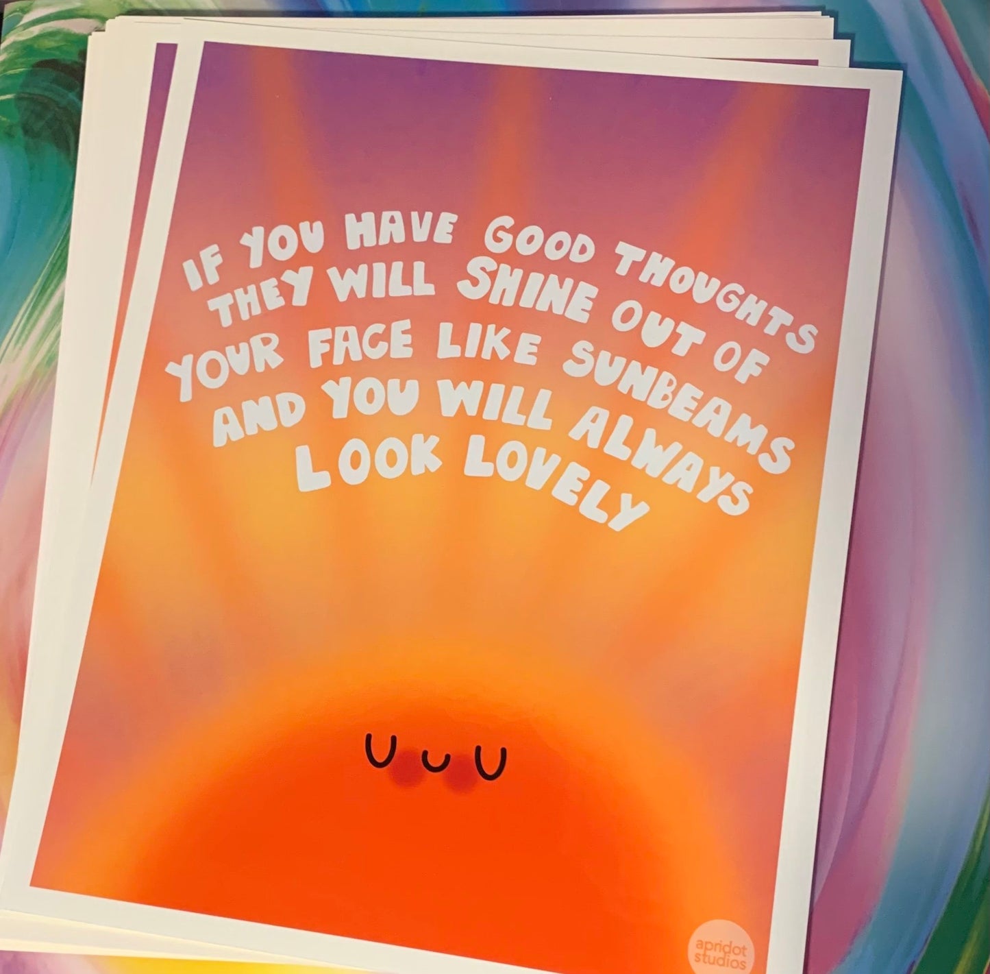 Sunbeams Print - Apridot Studios