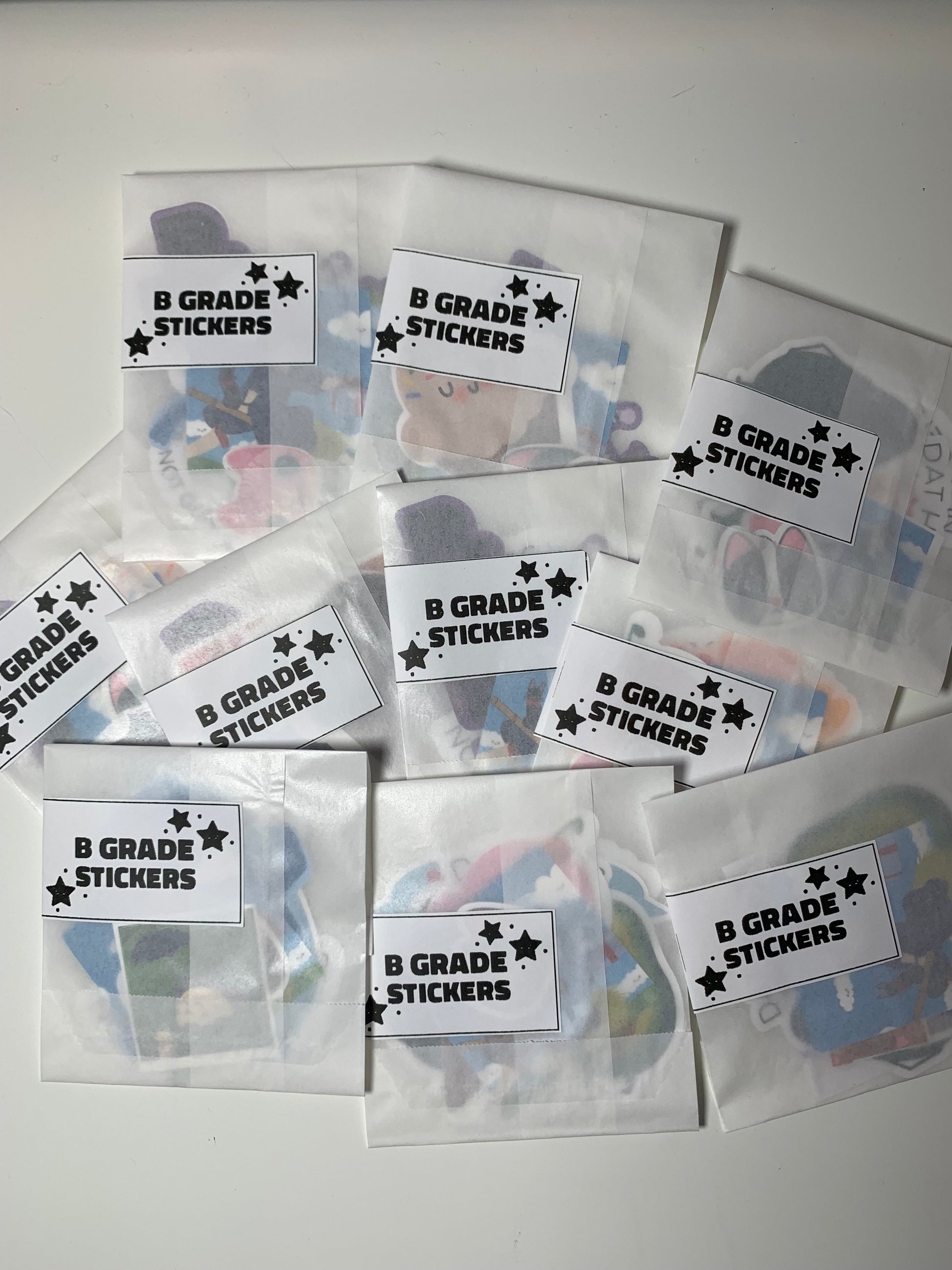 B-Grade Sticker Pack - Apridot Studios