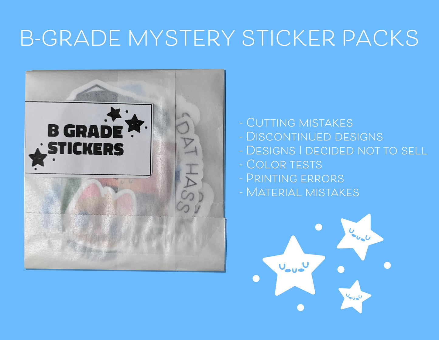 B-Grade Sticker Pack - Apridot Studios