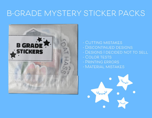 B-Grade Sticker Pack - Apridot Studios