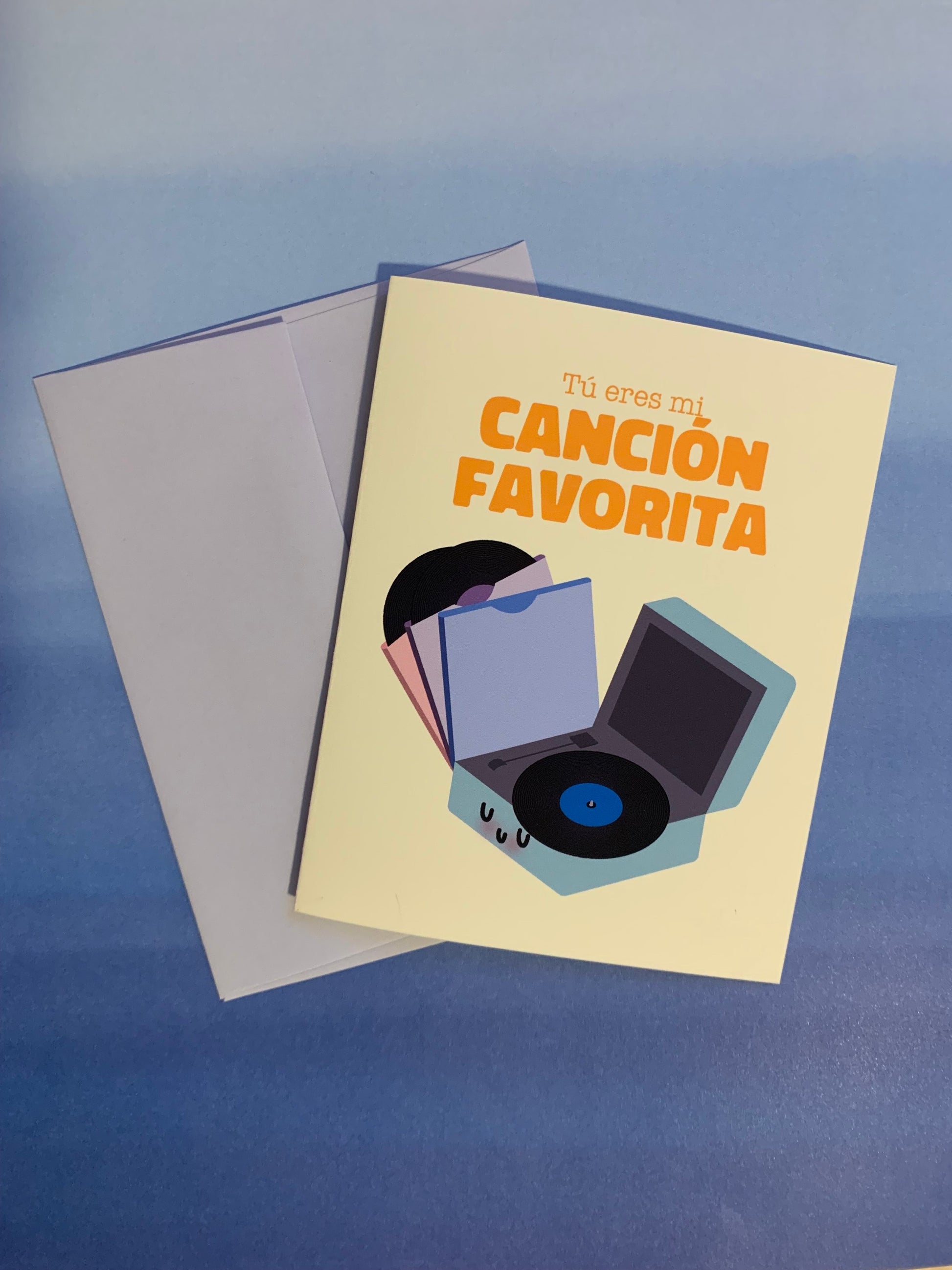 Canción Favorita Card - Apridot Studios