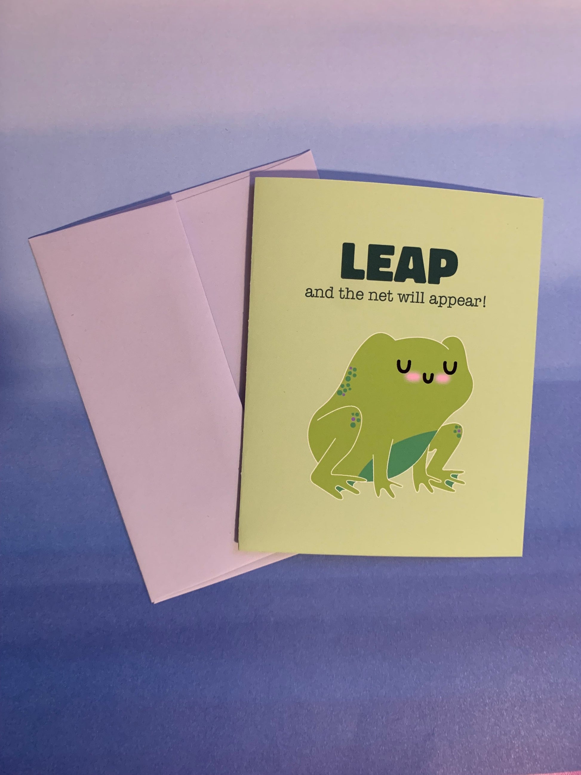 Leap Frog Card - Apridot Studios