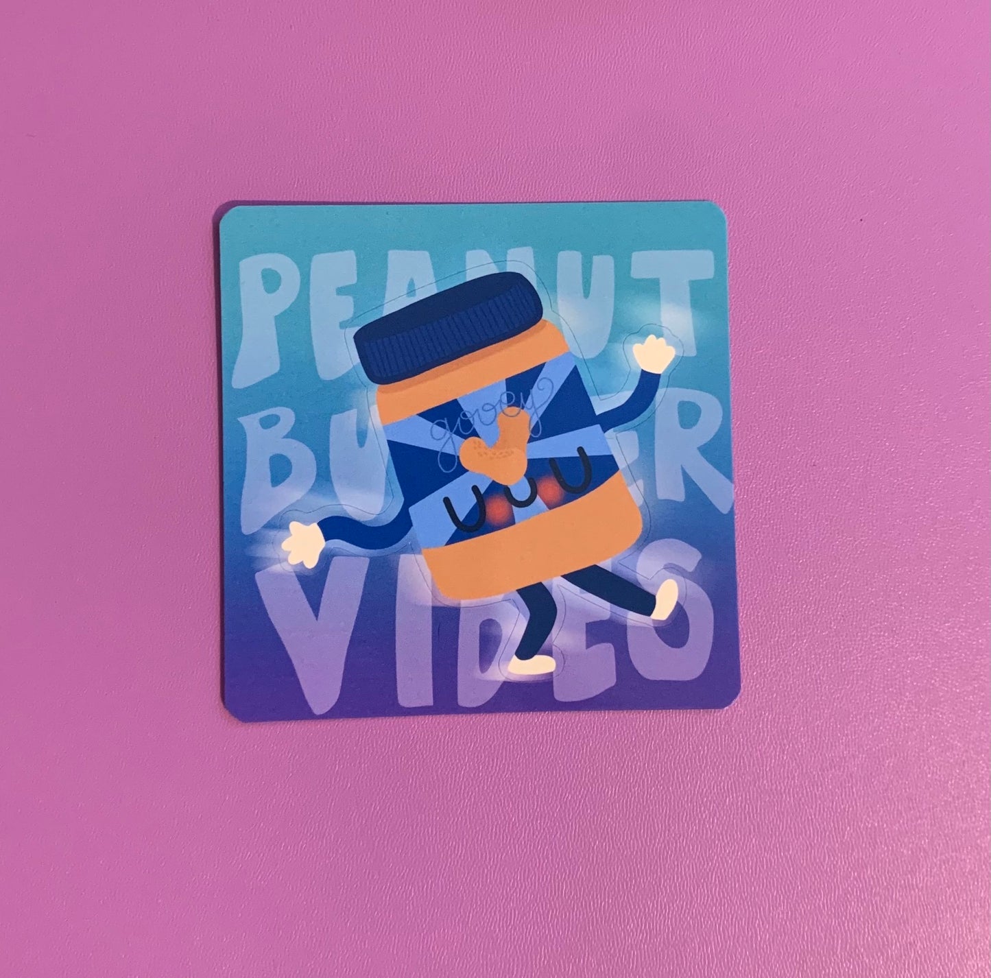 Peanut Butter Vibes Sticker Sheet - Apridot Studios