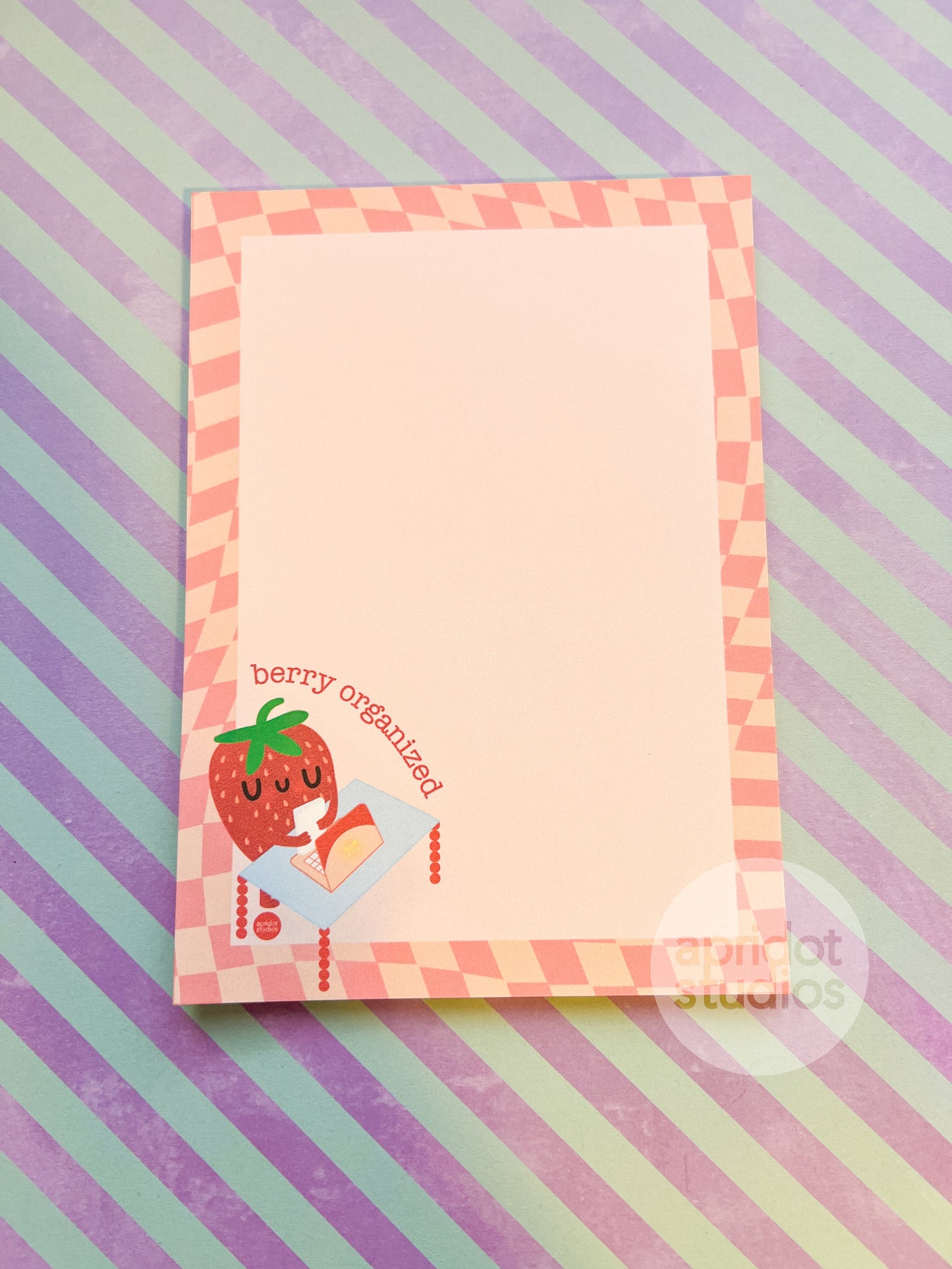 Berry Organized Notepad - Apridot Studios