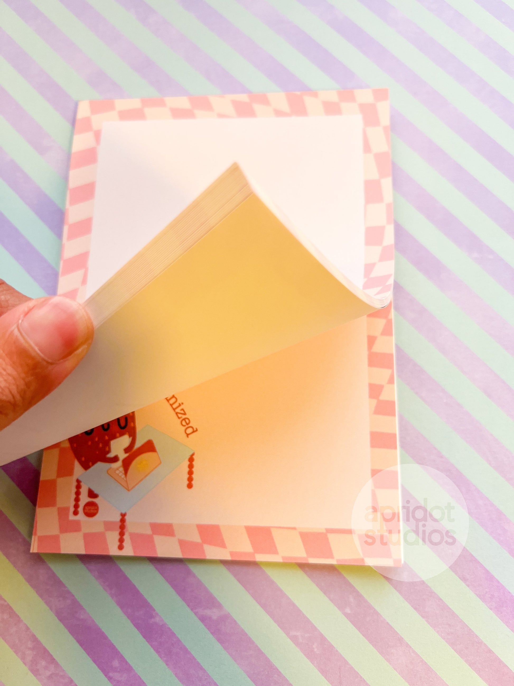 Berry Organized Notepad - Apridot Studios