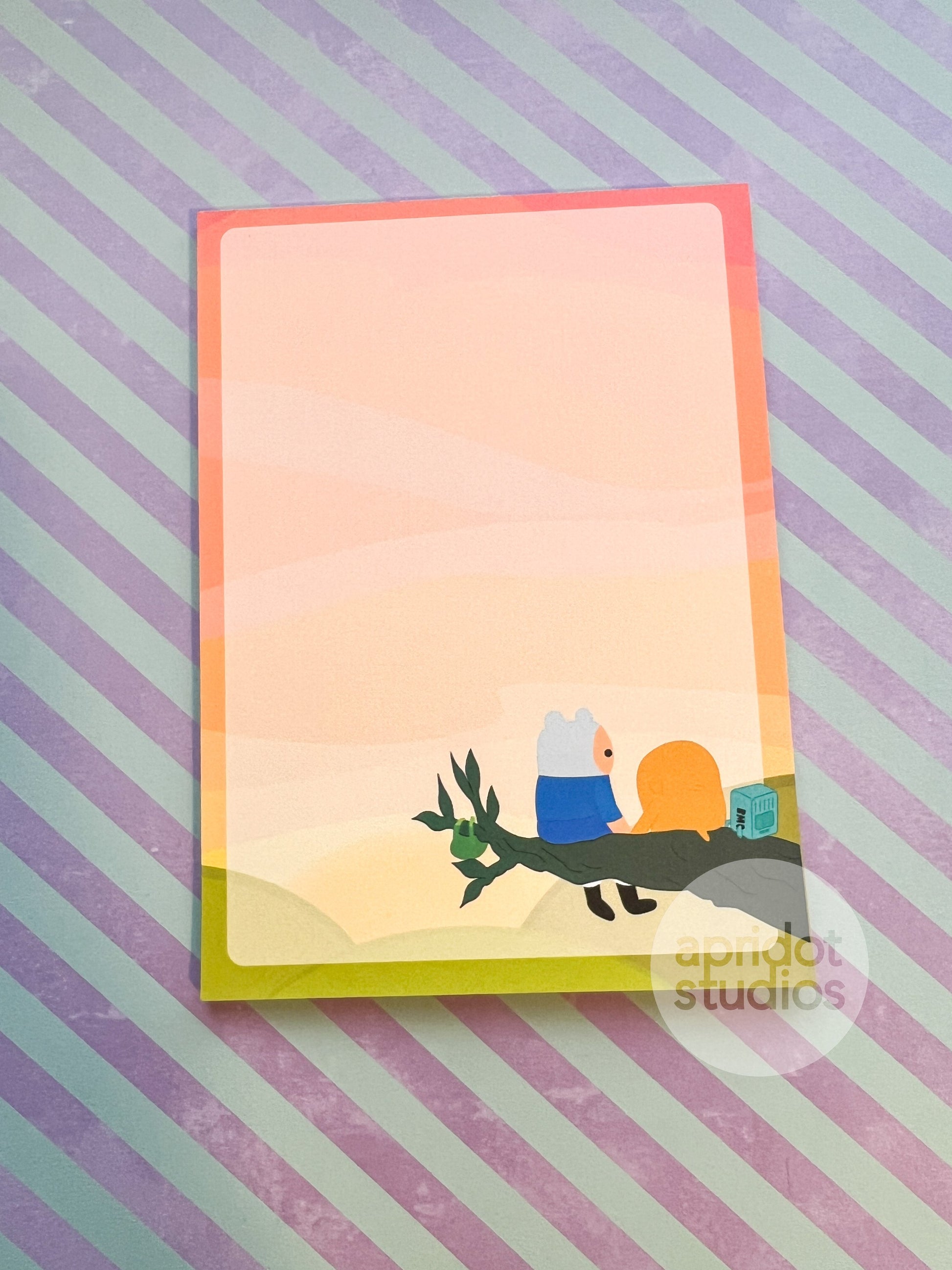 AT Sunset Notepad - Apridot Studios