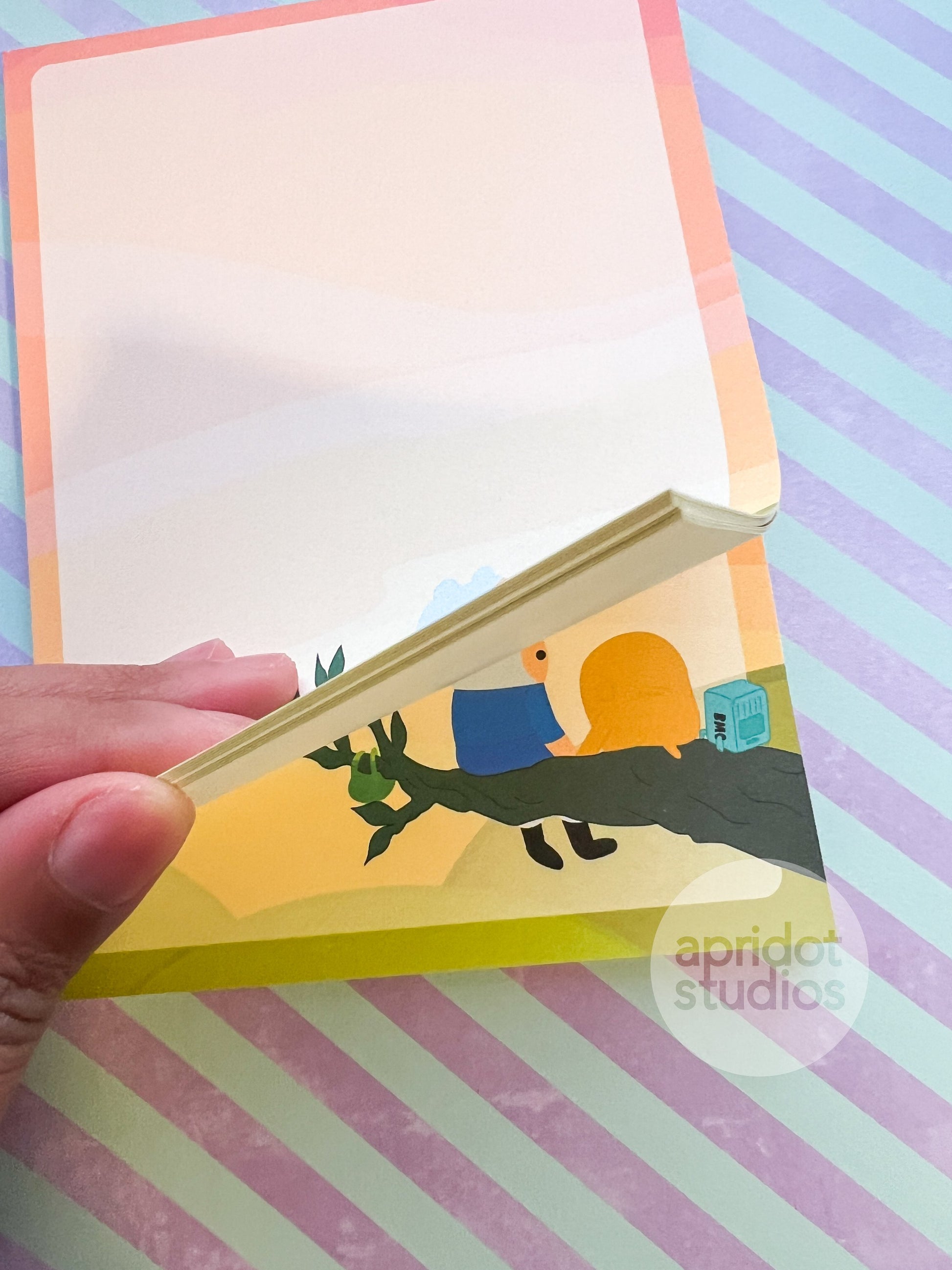 AT Sunset Notepad - Apridot Studios