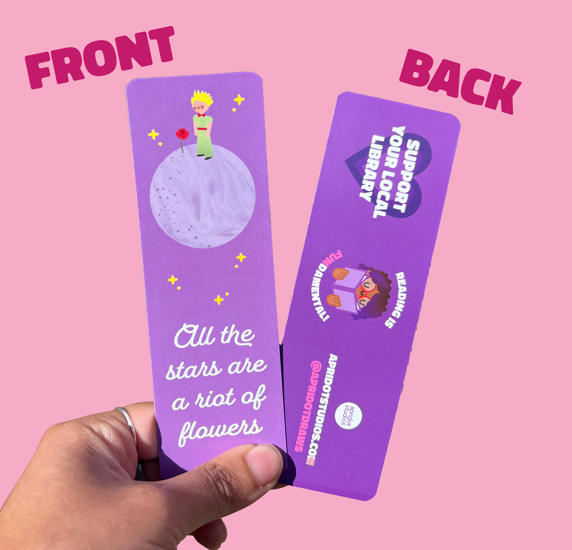 Lil Prince Bookmark - Apridot Studios