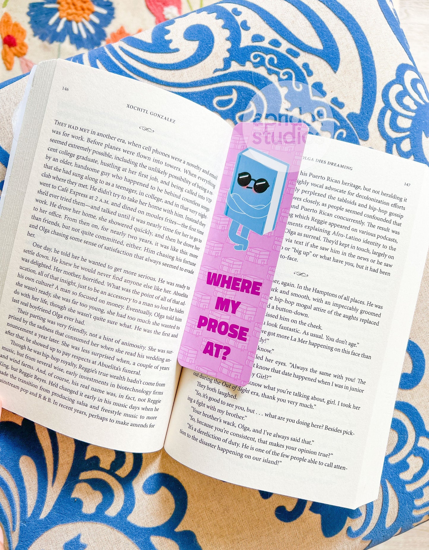 Where My Prose At Bookmark - Apridot Studios