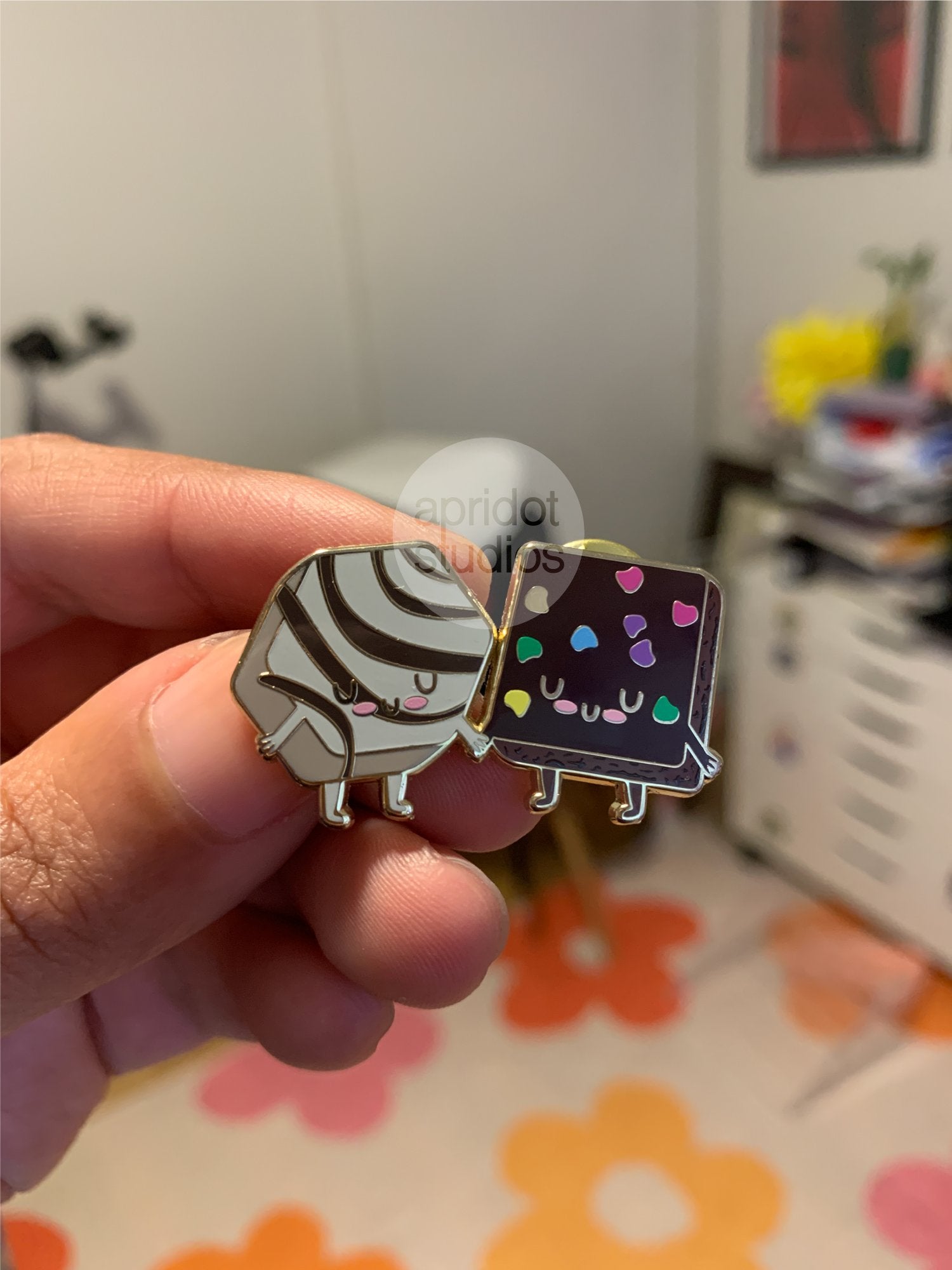 Cosmic Love Enamel Pin - Apridot Studios