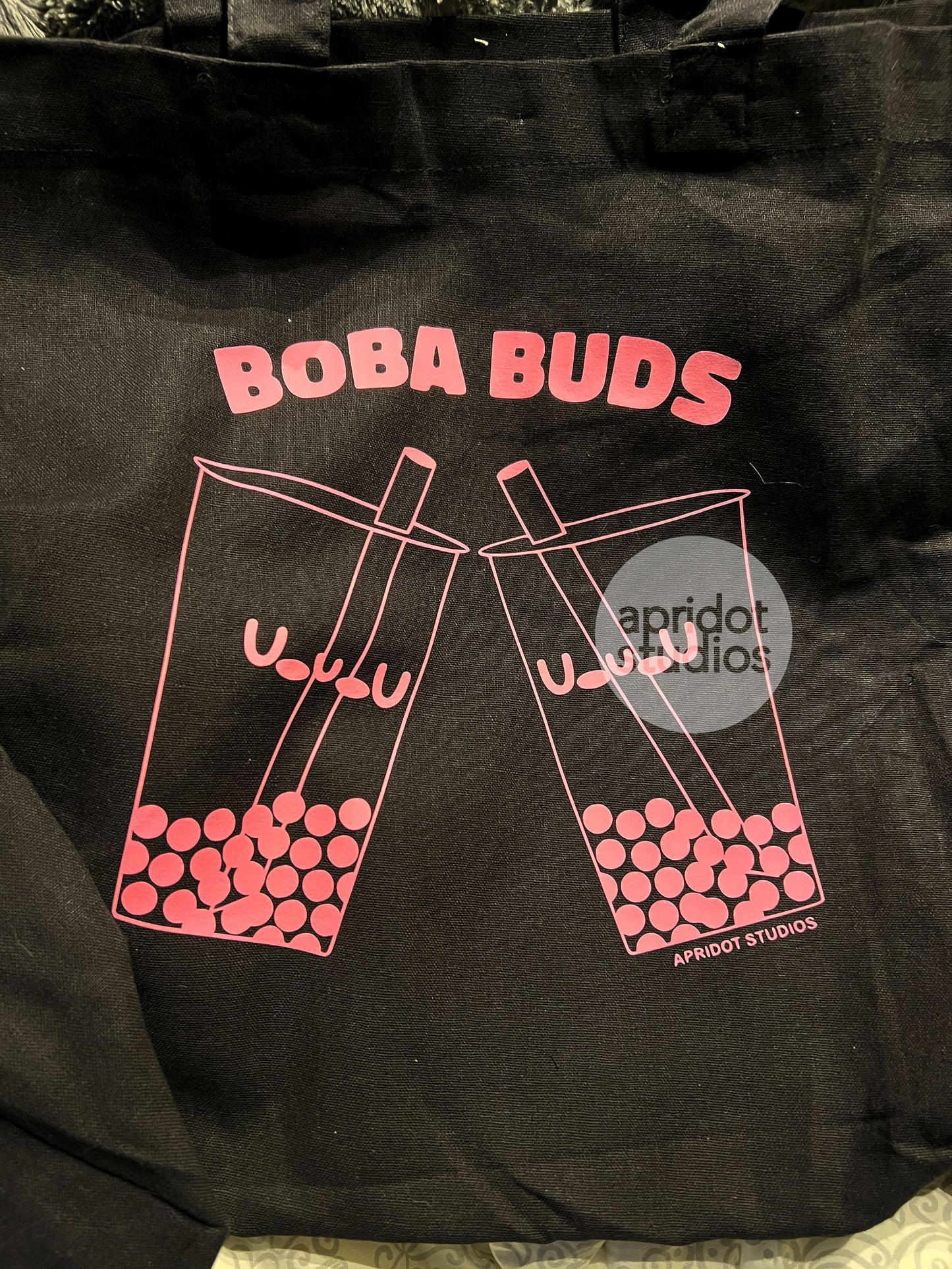 Boba Buds Tote Bag - Apridot Studios