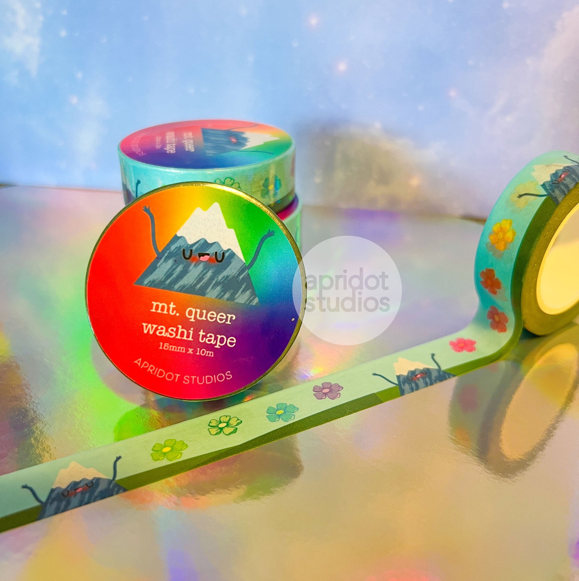 Mt. Queer Washi Tape - Apridot Studios