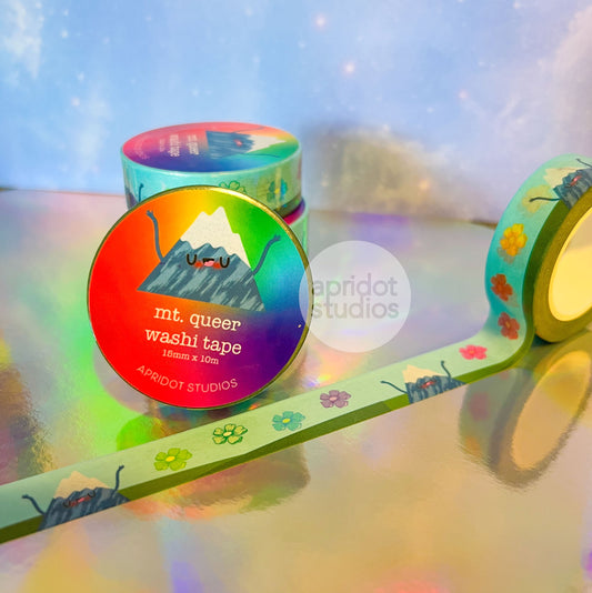 Mt. Queer Washi Tape - Apridot Studios