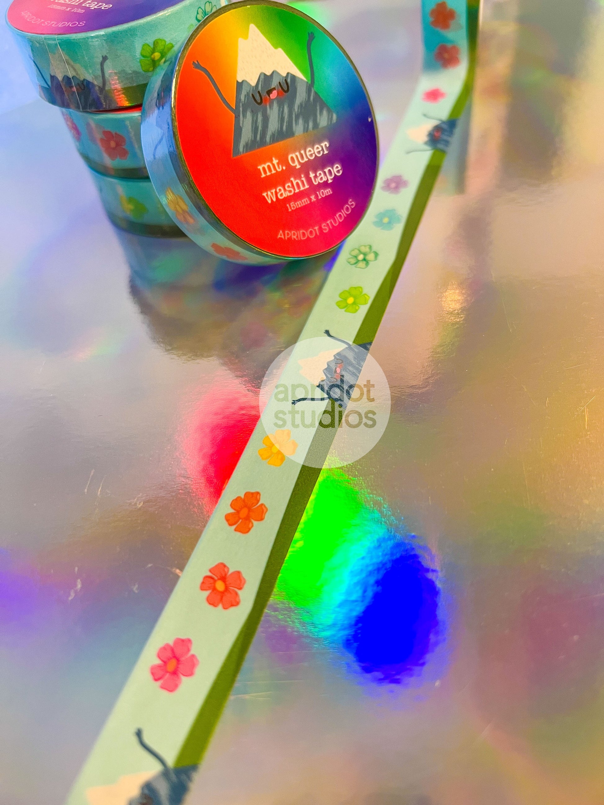 Mt. Queer Washi Tape - Apridot Studios