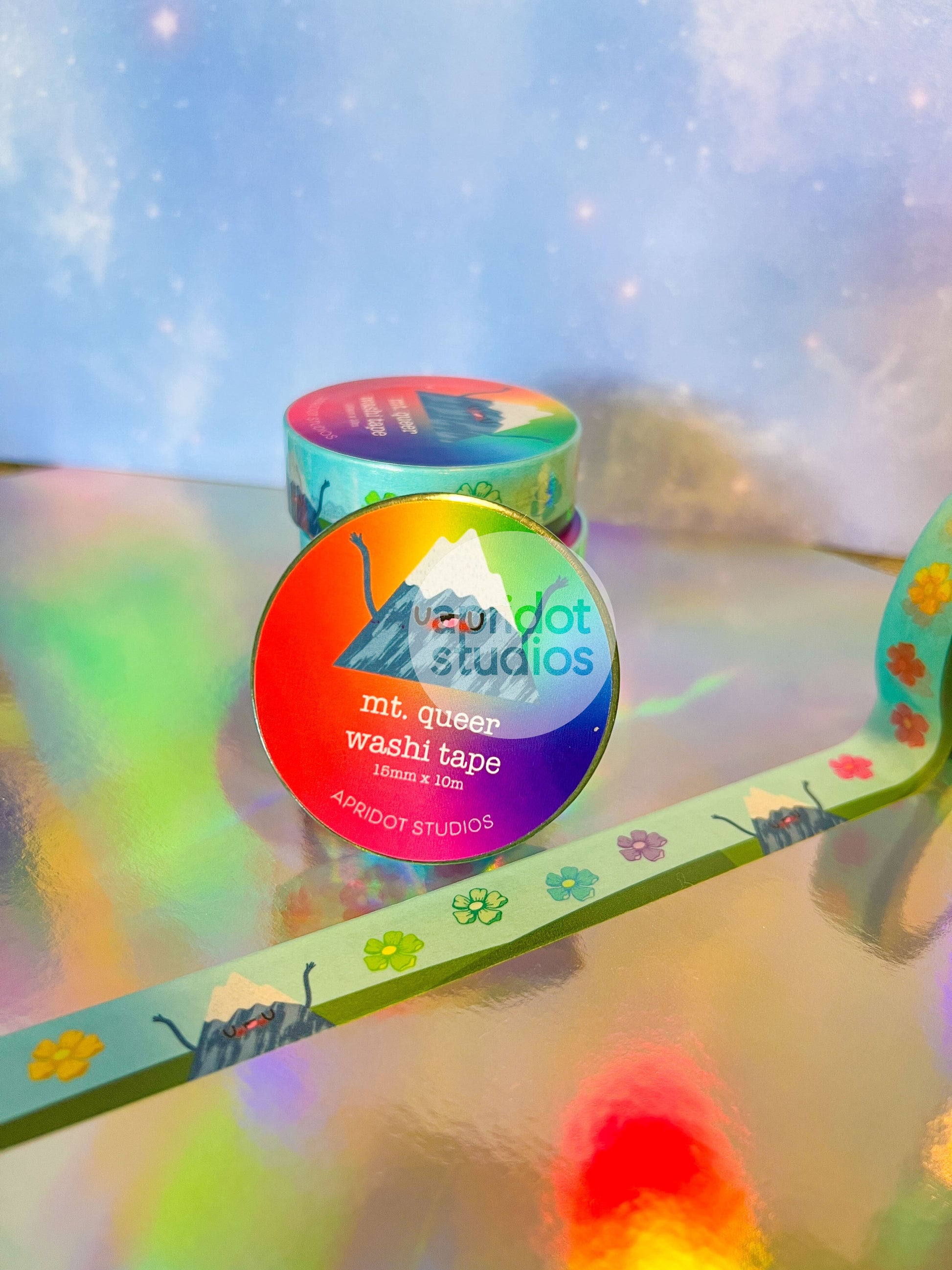 Mt. Queer Washi Tape - Apridot Studios