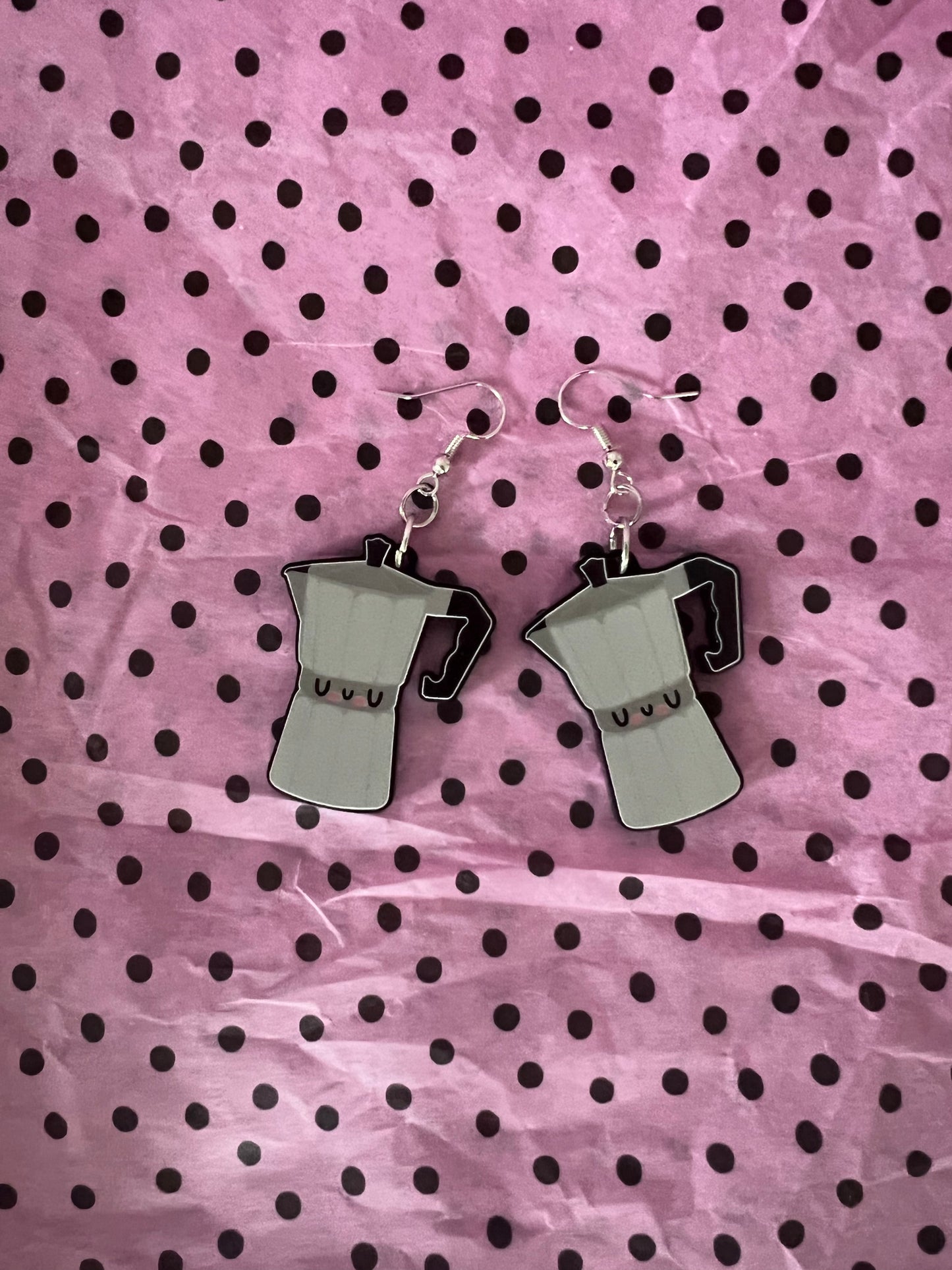 Cafecito Time Earrings - Apridot Studios