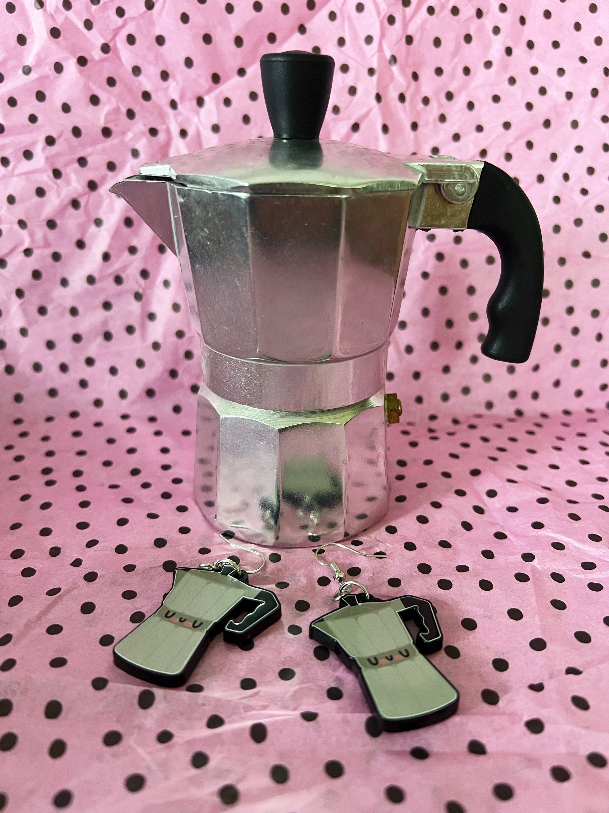 Cafecito Time Earrings - Apridot Studios