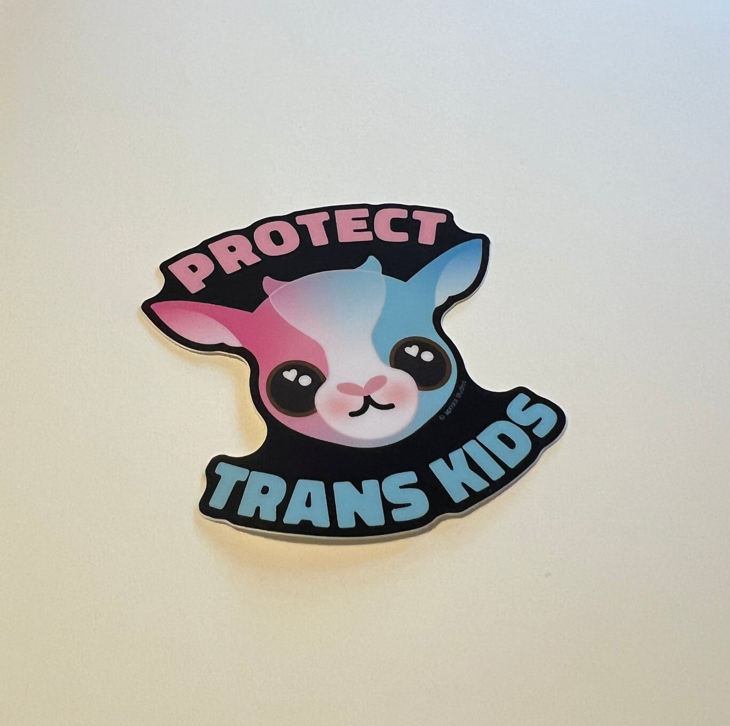 PROTECT TRANS KIDS Sticker *DONATES TO A4TE* - Apridot Studios