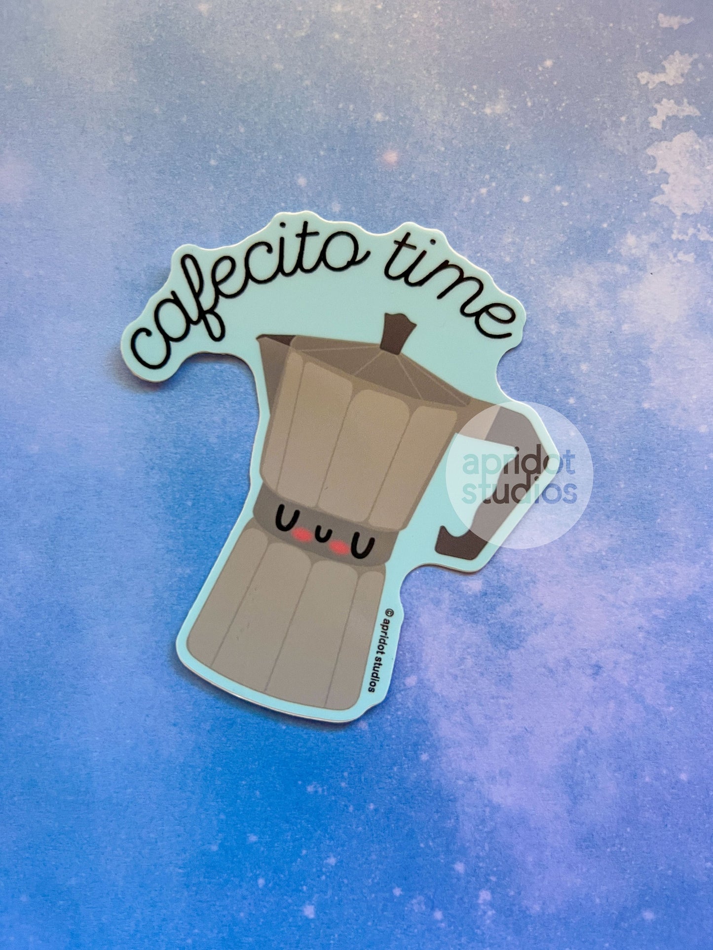 Cafecito Time Sticker - Apridot Studios