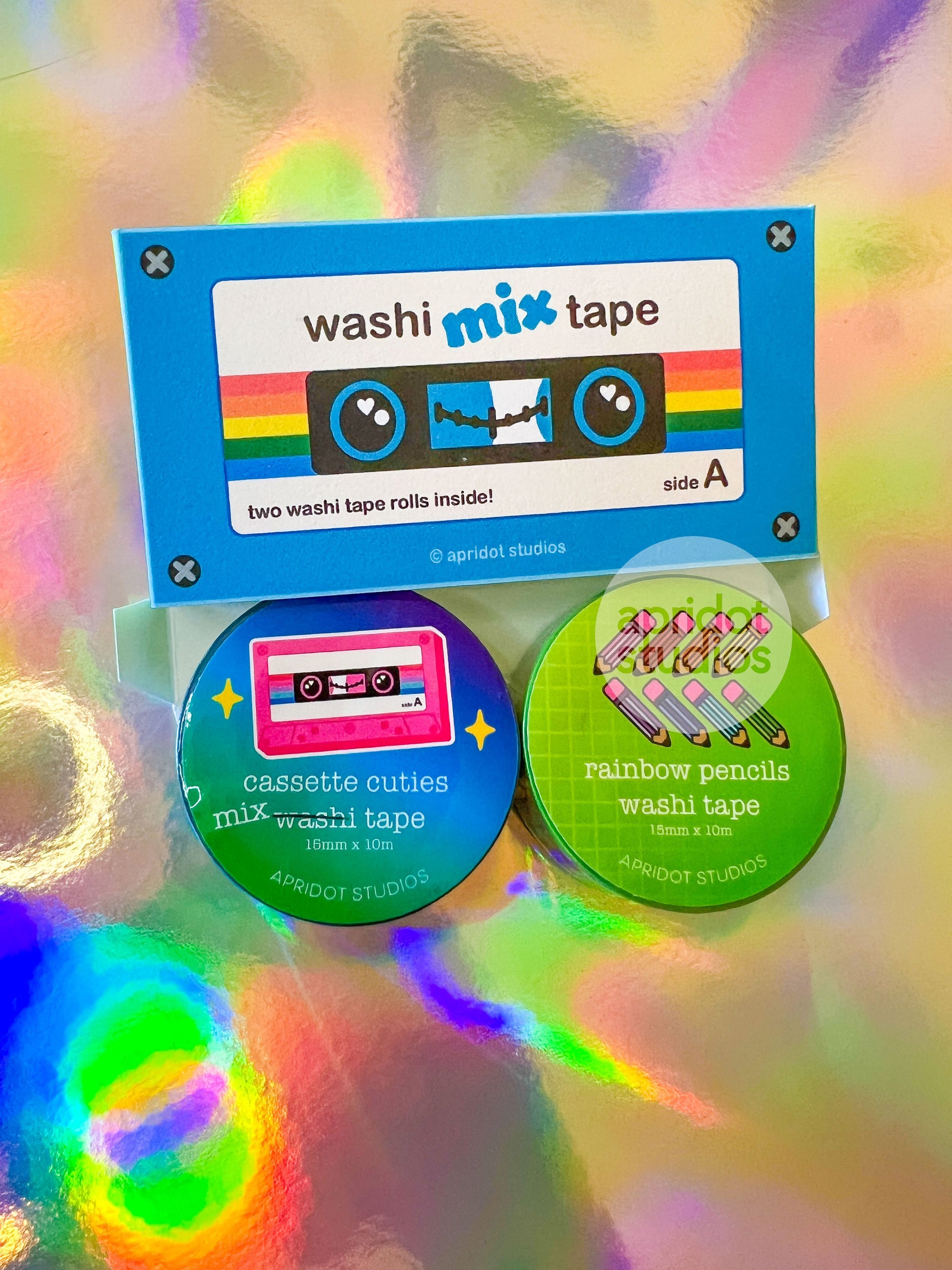 Washi Mix Tape Box - Apridot Studios