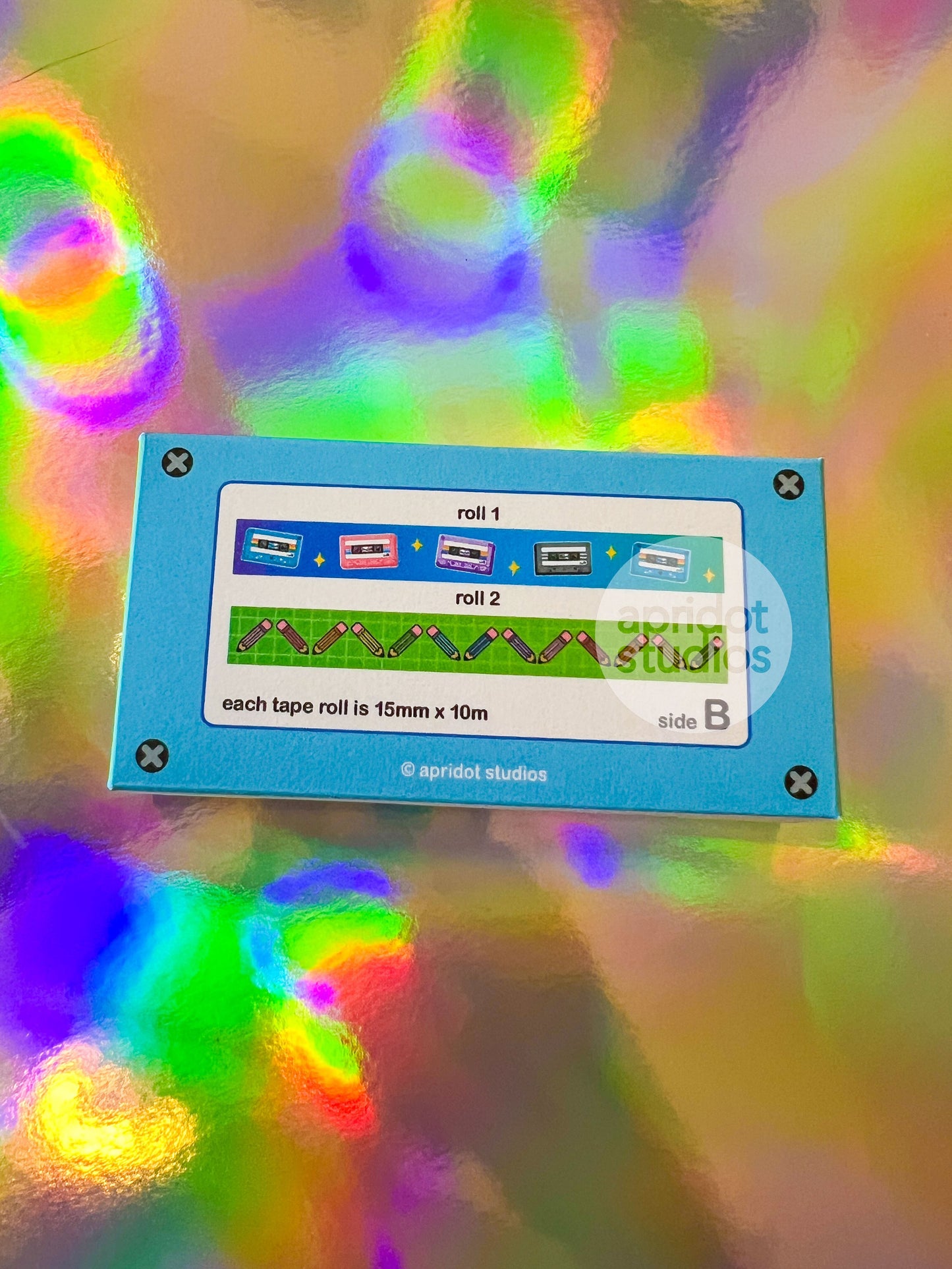 Washi Mix Tape Box - Apridot Studios