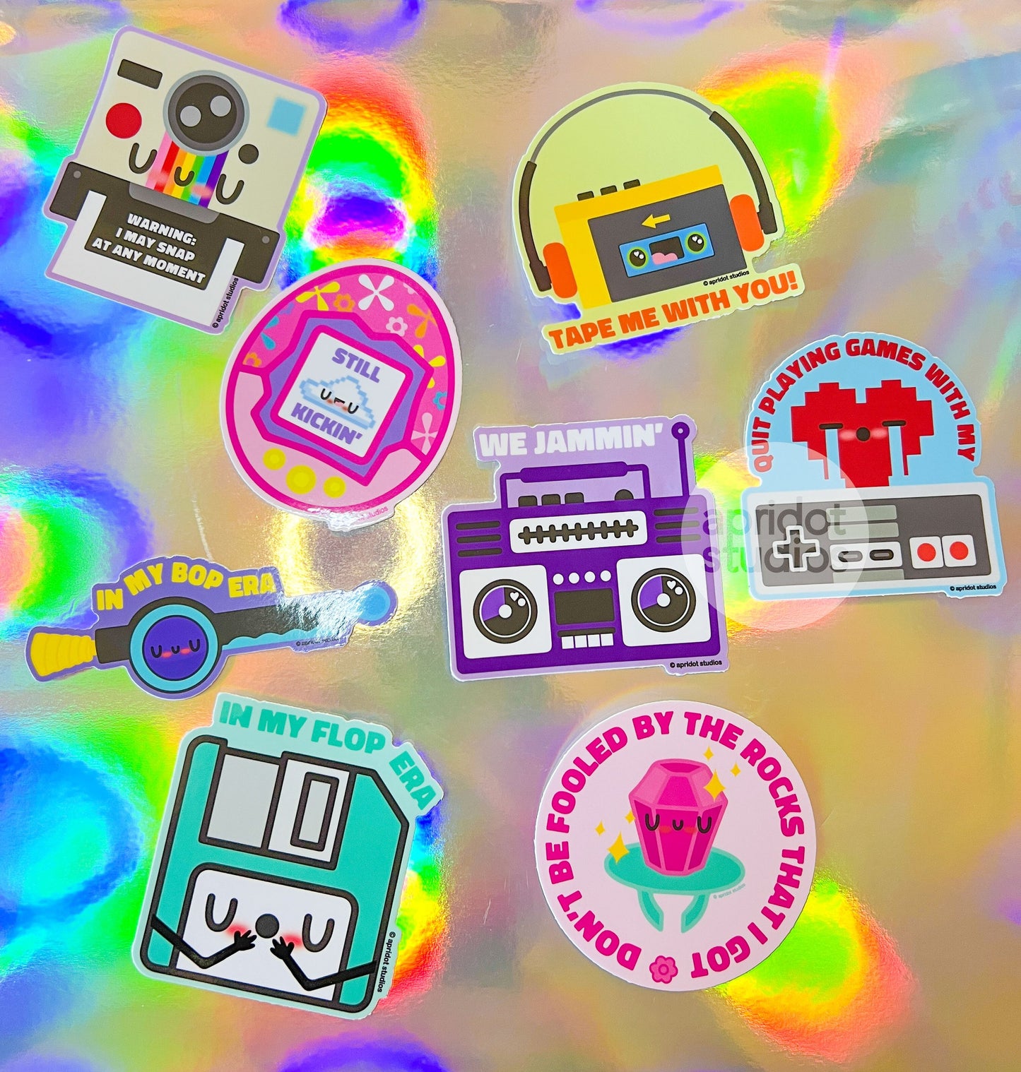 Ring Rocks Sticker - Apridot Studios