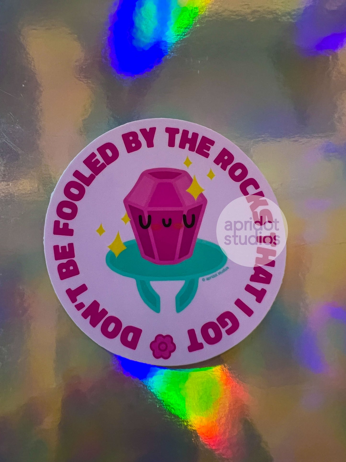 Ring Rocks Sticker - Apridot Studios