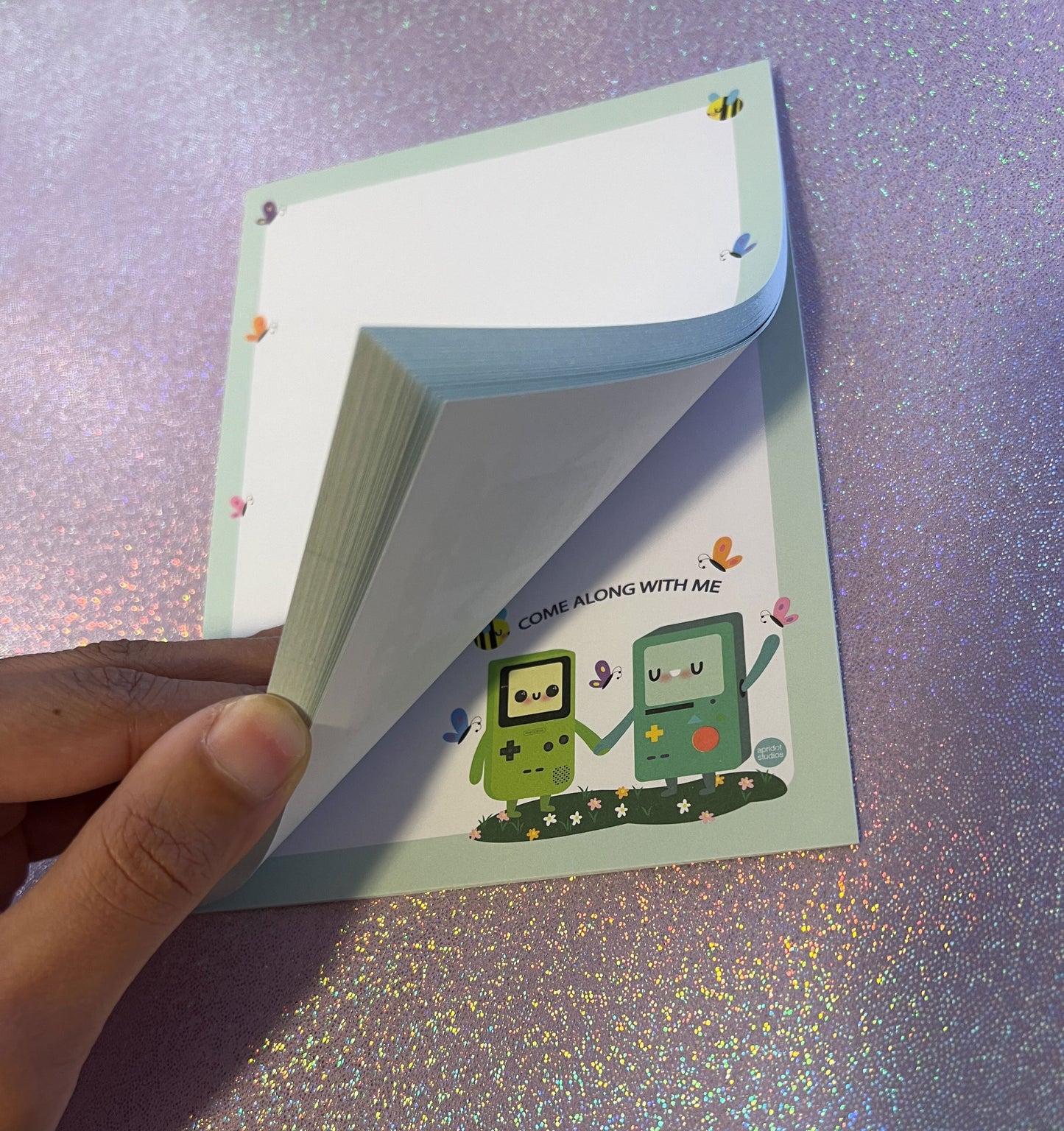 Come Along with Me Notepad - Apridot Studios