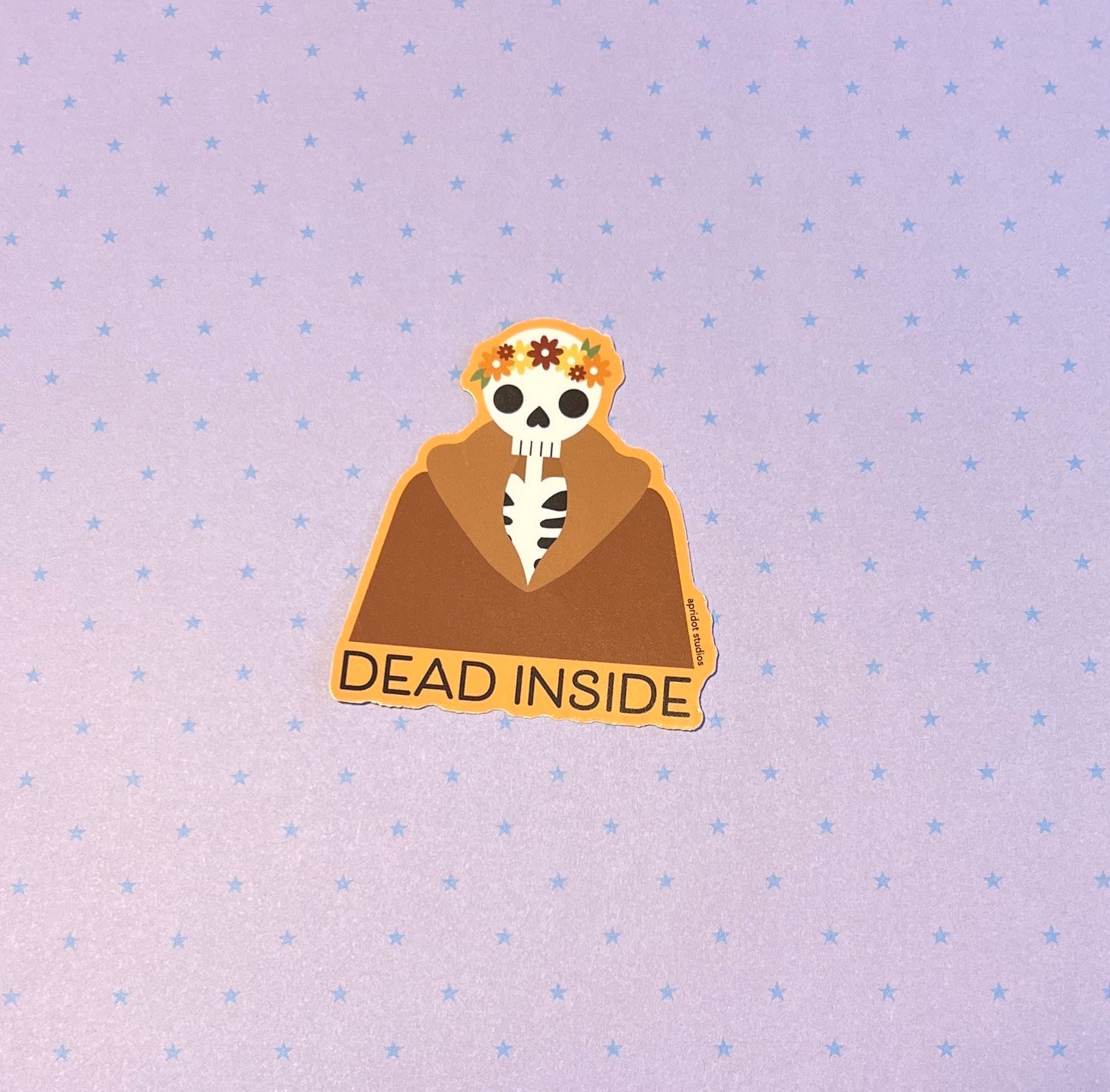 Dead Inside Sticker - Apridot Studios