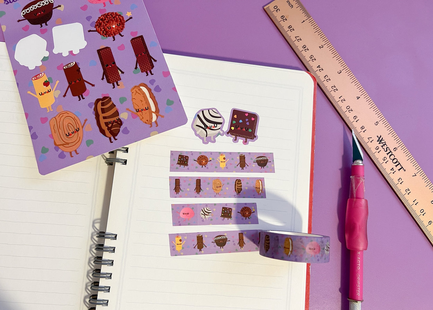Sweet Treats Sticker Sheet - Apridot Studios