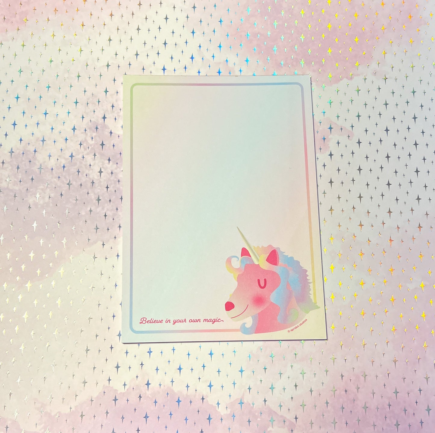 Unicorn Magic Notepad - Apridot Studios