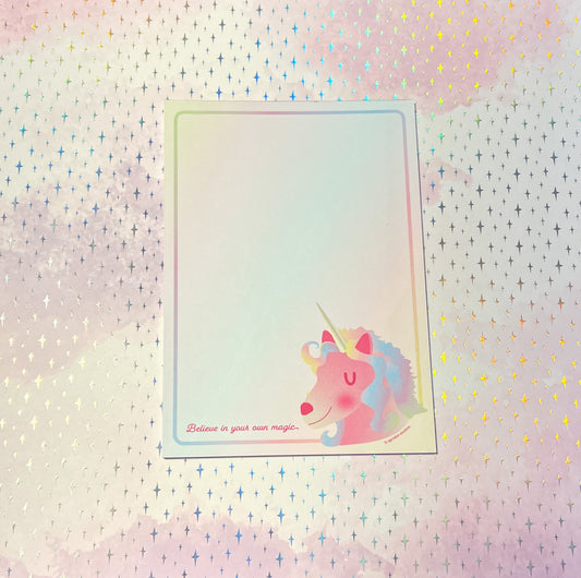 Unicorn Magic Notepad - Apridot Studios