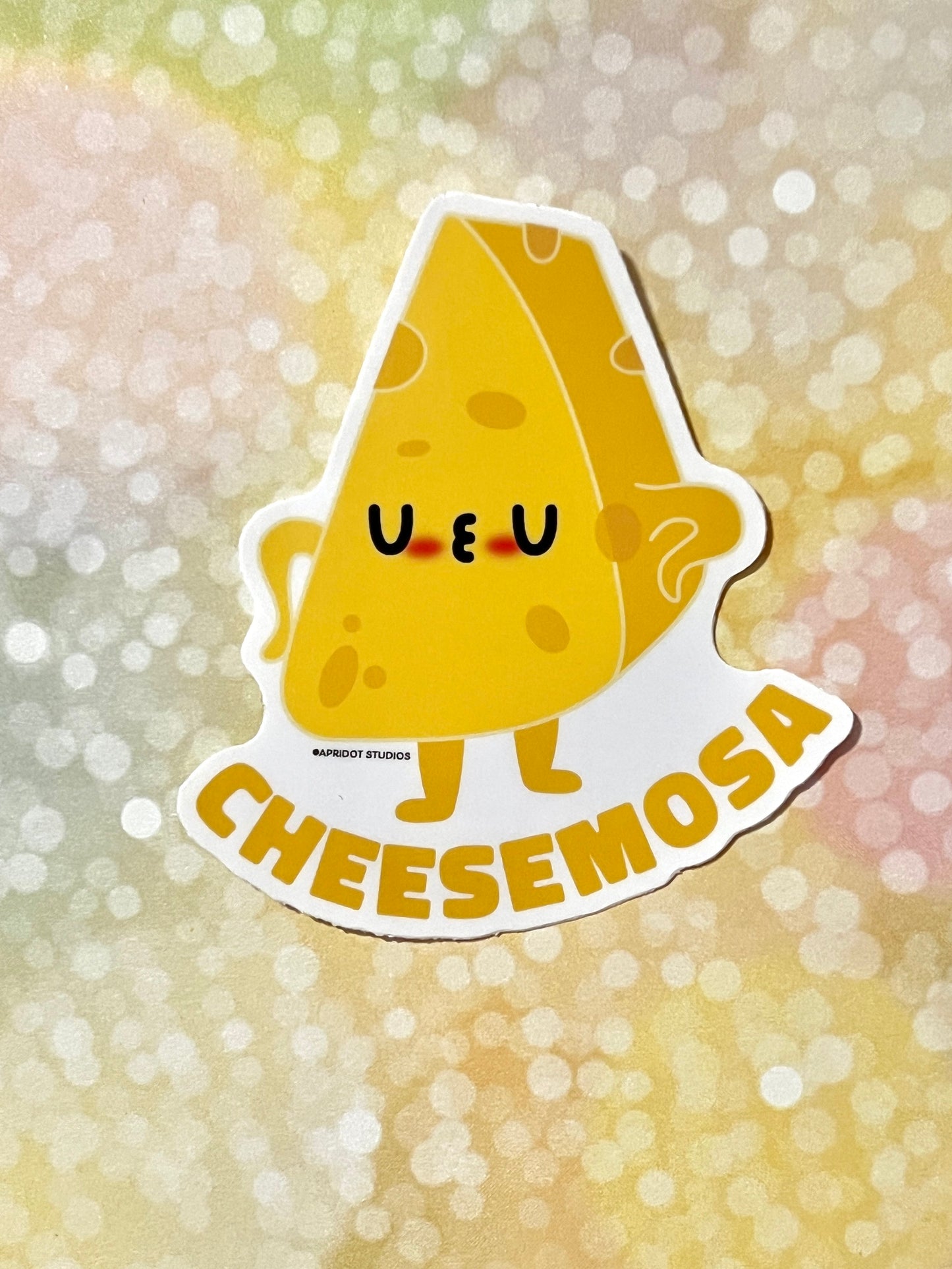 Cheesemosa Sticker - Apridot Studios