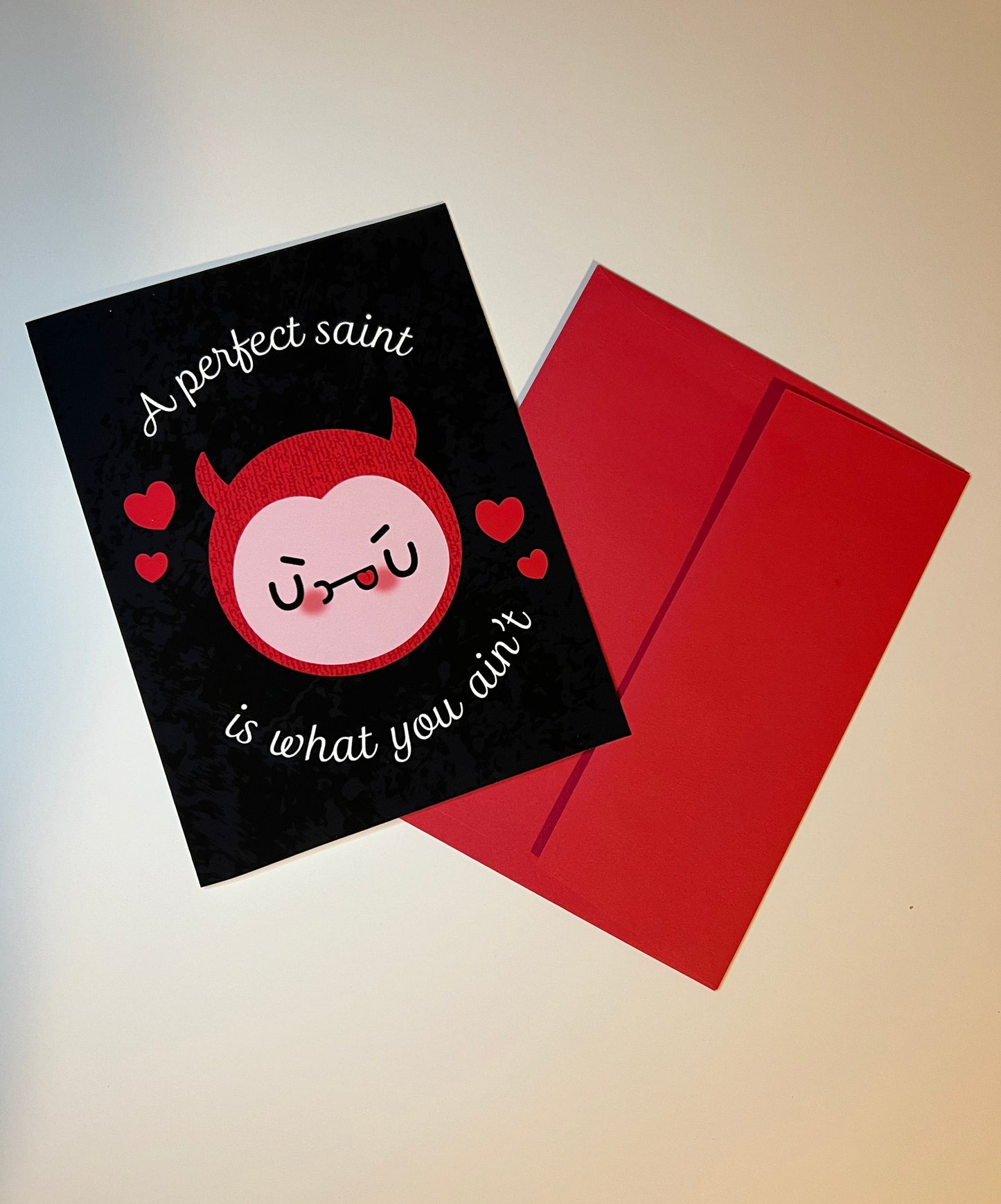 Devilish Greeting Card - Apridot Studios