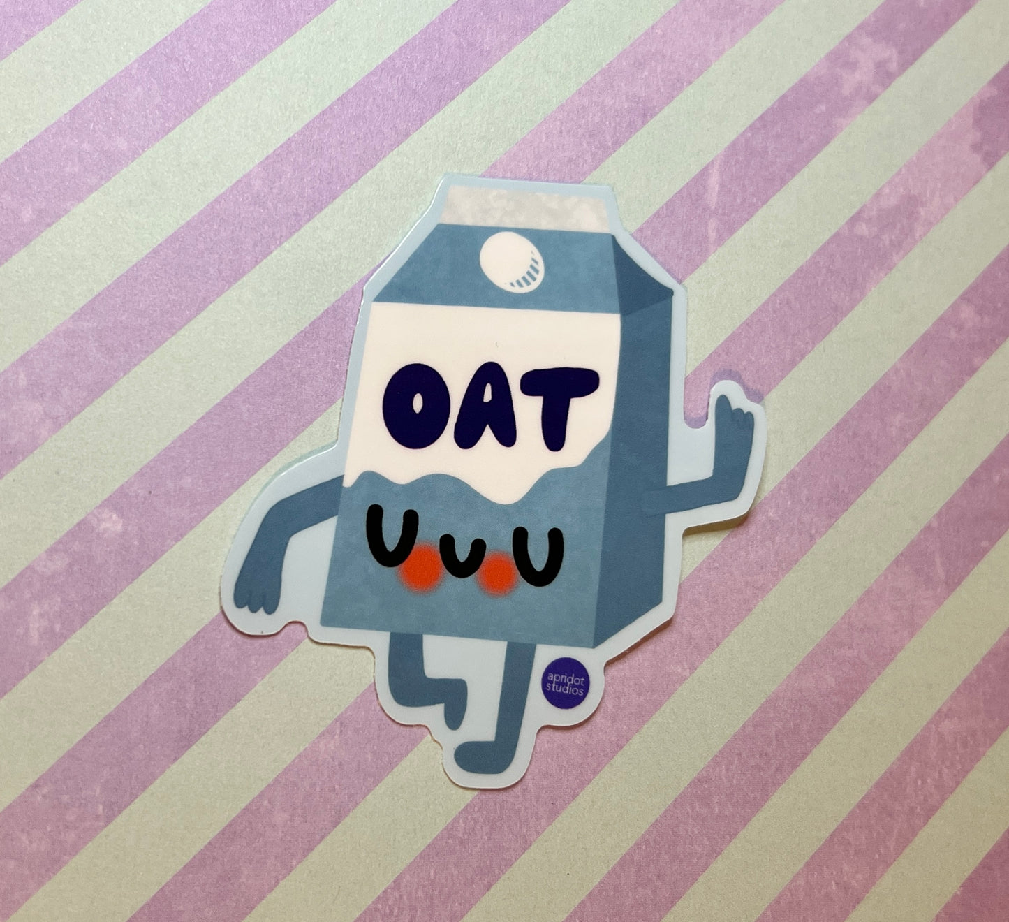 Oat Milk Baby Sticker - Apridot Studios